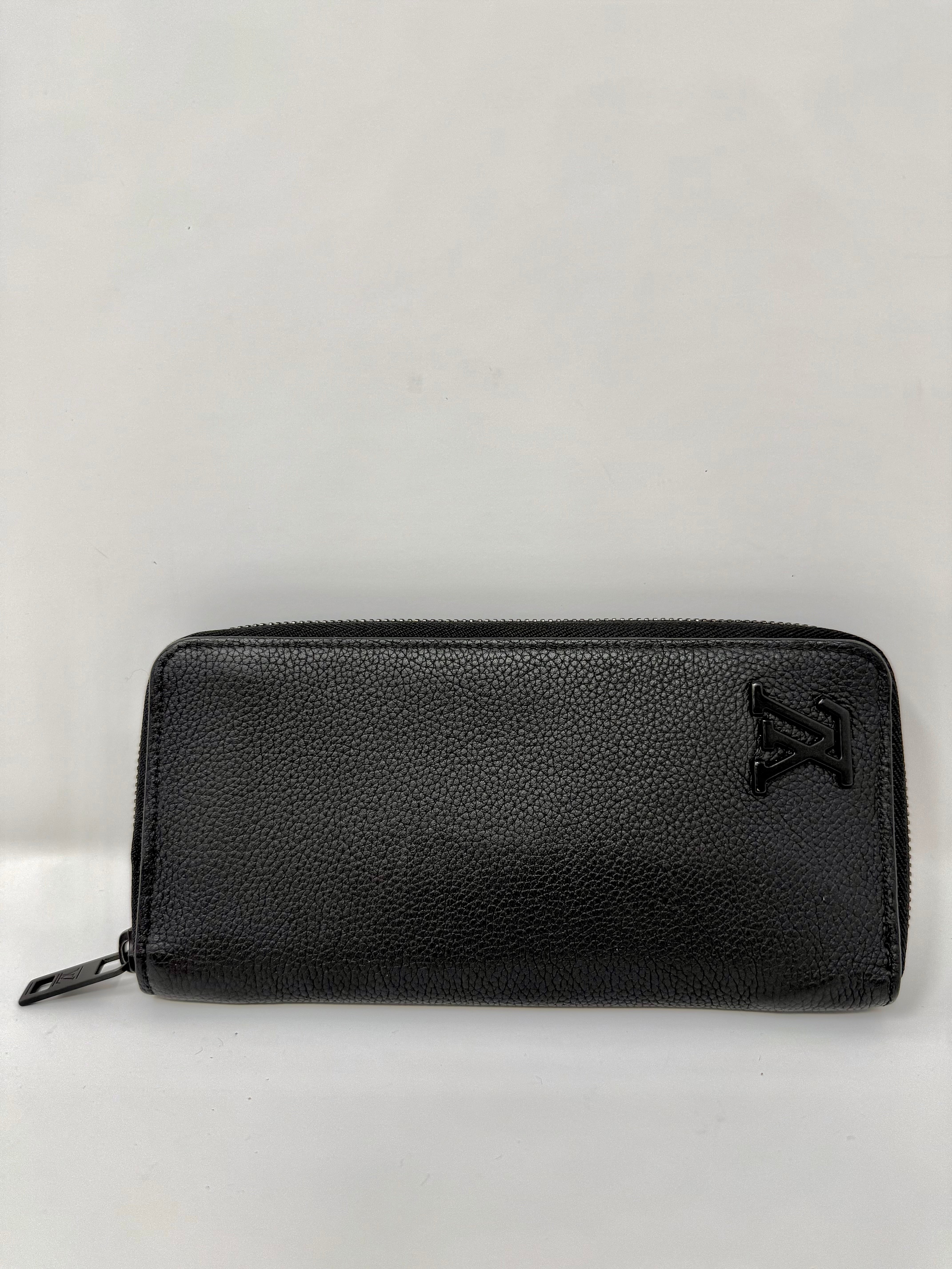Louis Vuitton Aerogram Zippy Wallet Vertical – Black Leather | Full Set