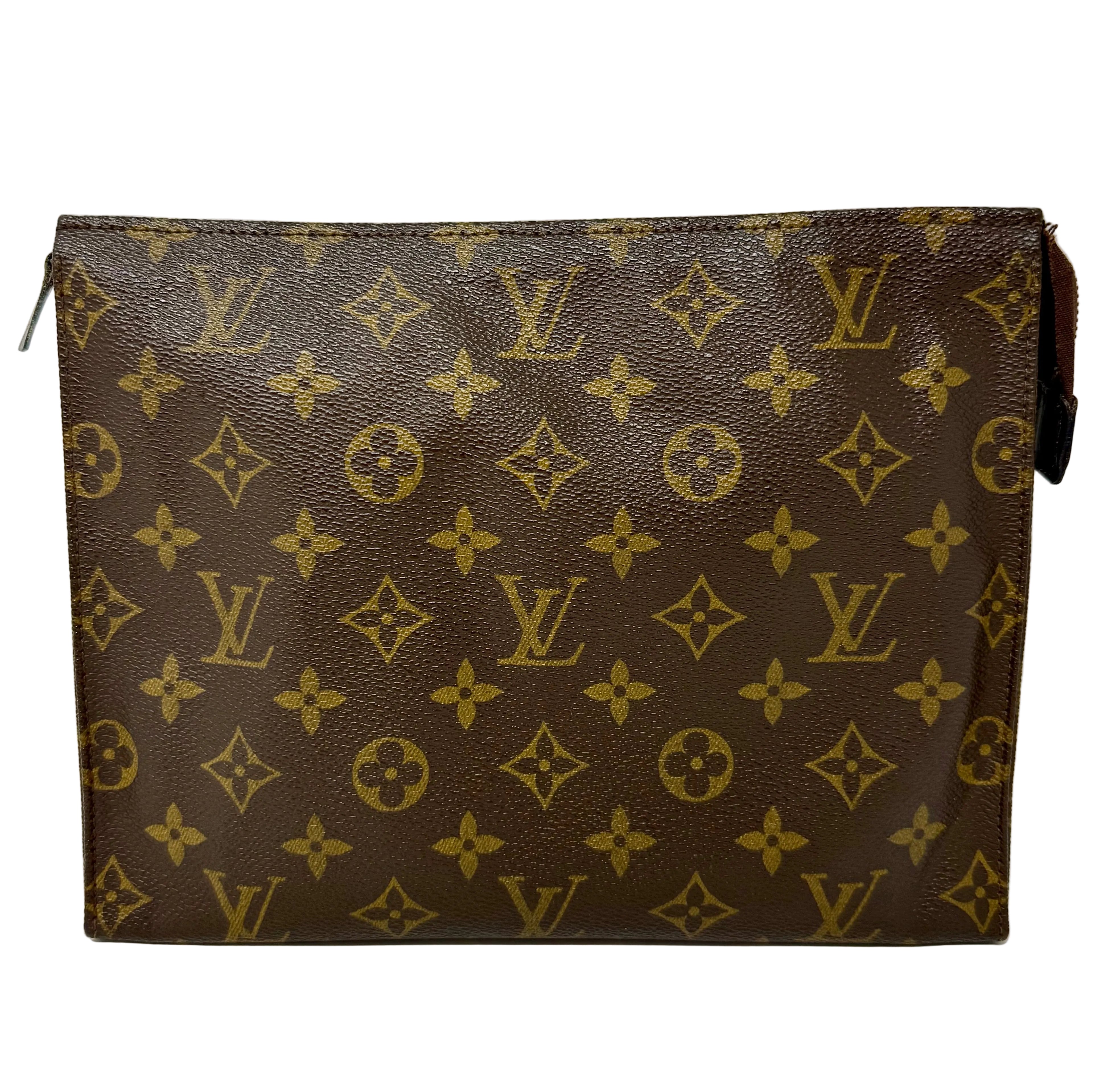 Vintage Louis Vuitton Monogram Toiletry Pouch Clutch – 833 (March 1983)