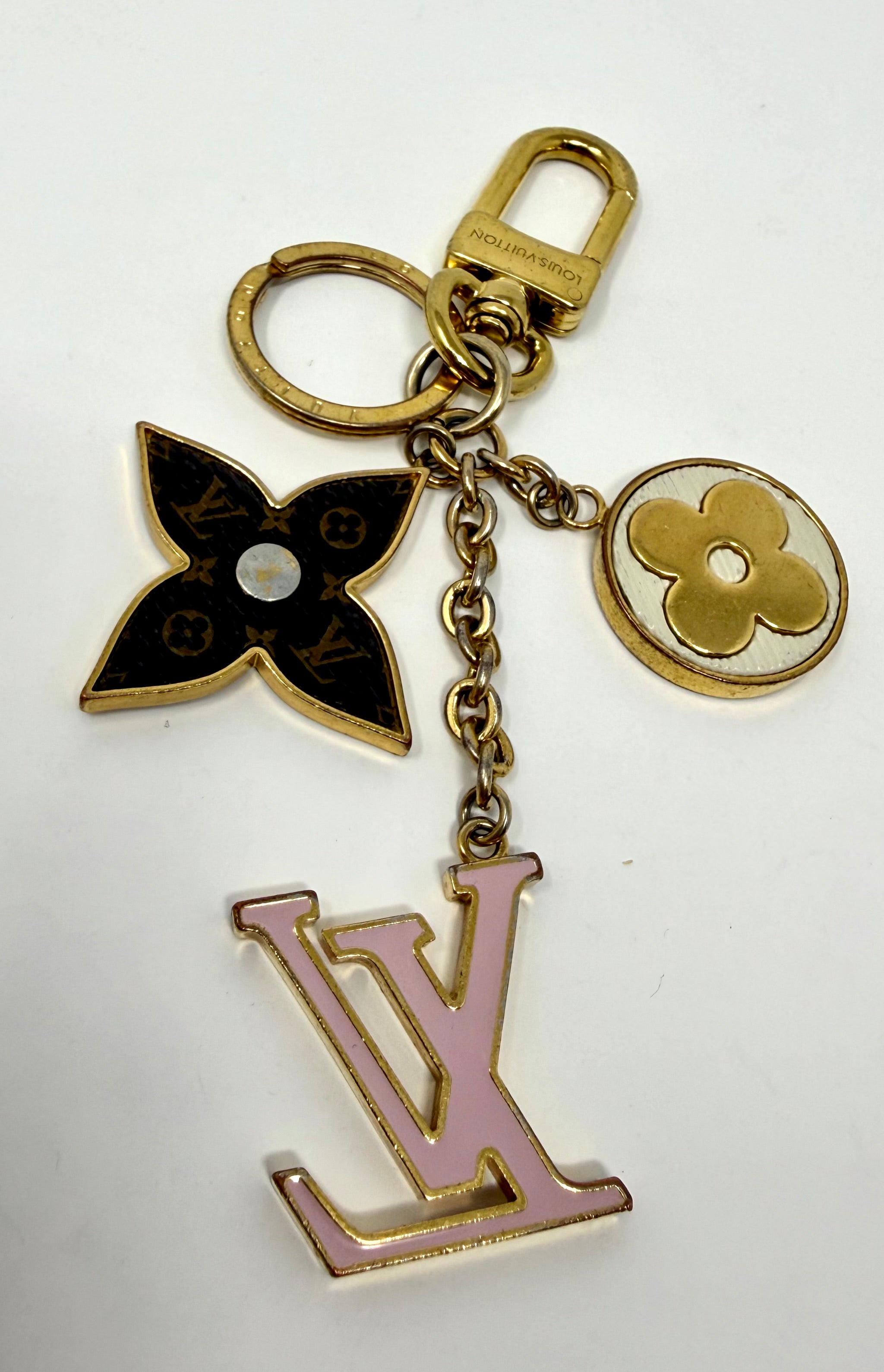 Louis Vuitton Spring Street Bag Charm & Key Holder – Pink M01187
