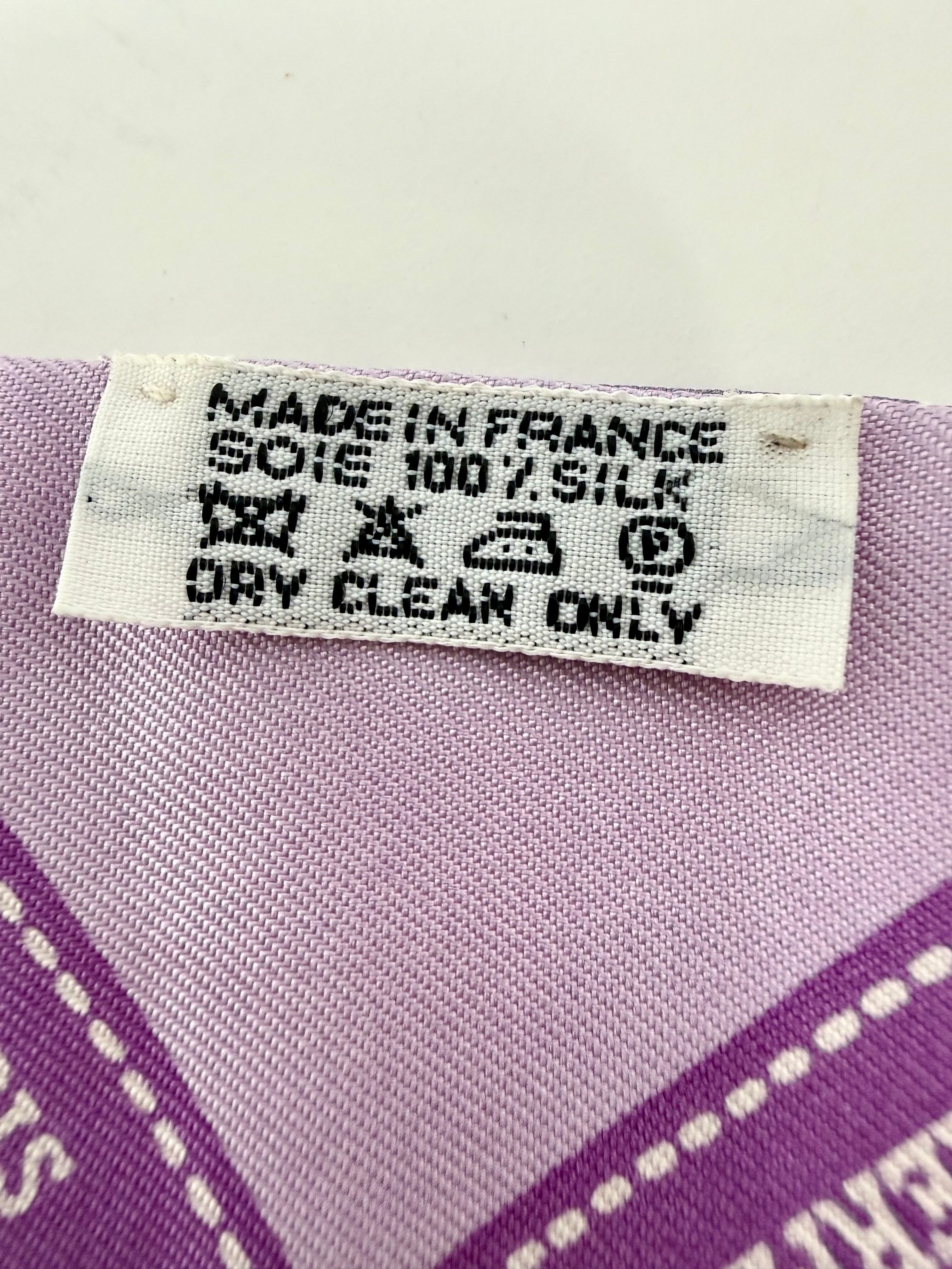 Hermès Bolduc Twilly – Lilas / Violine