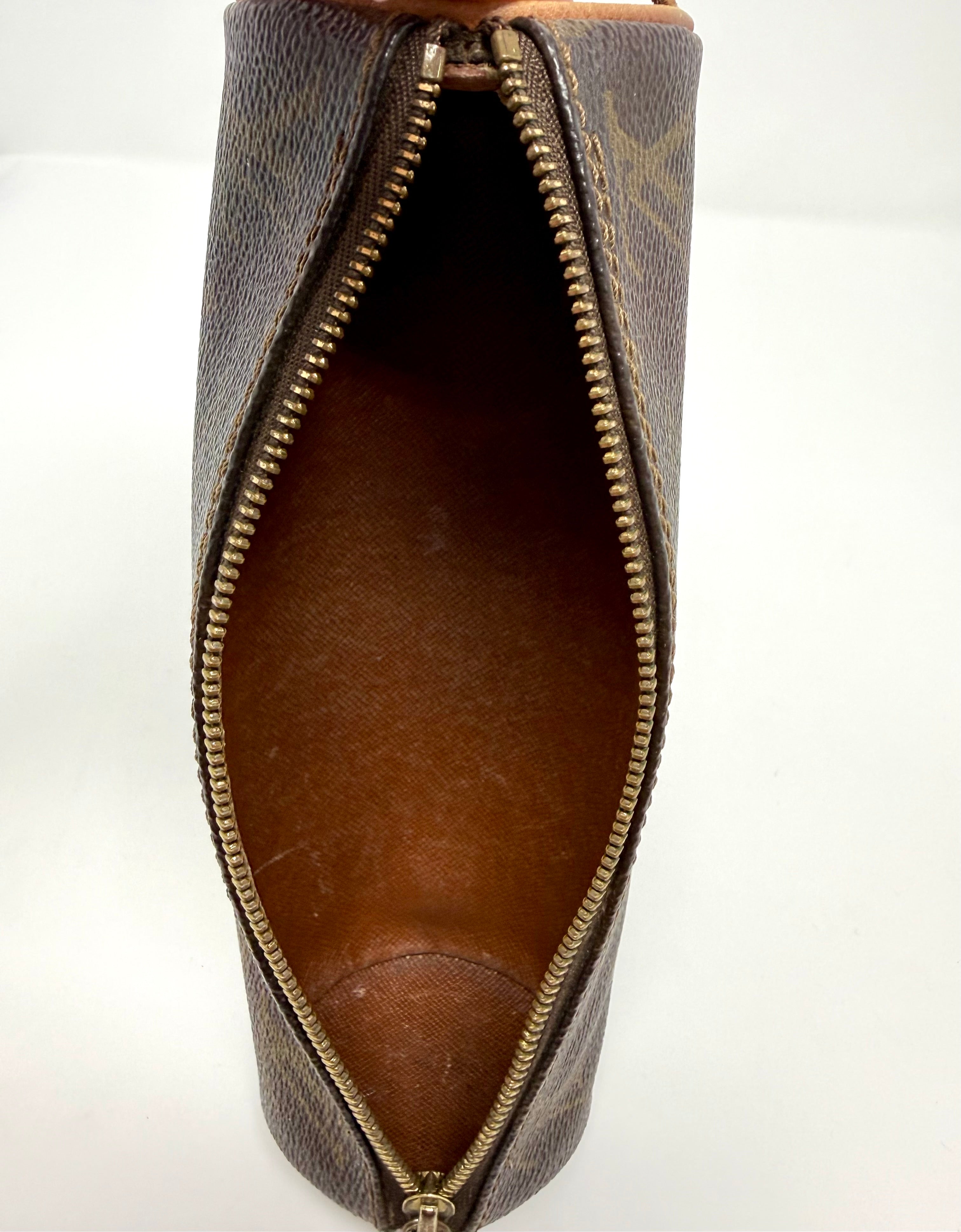 Louis Vuitton Vintage Monogram Trousse Ronde 20 Cosmetic Pouch – 1990 (RA0940)
