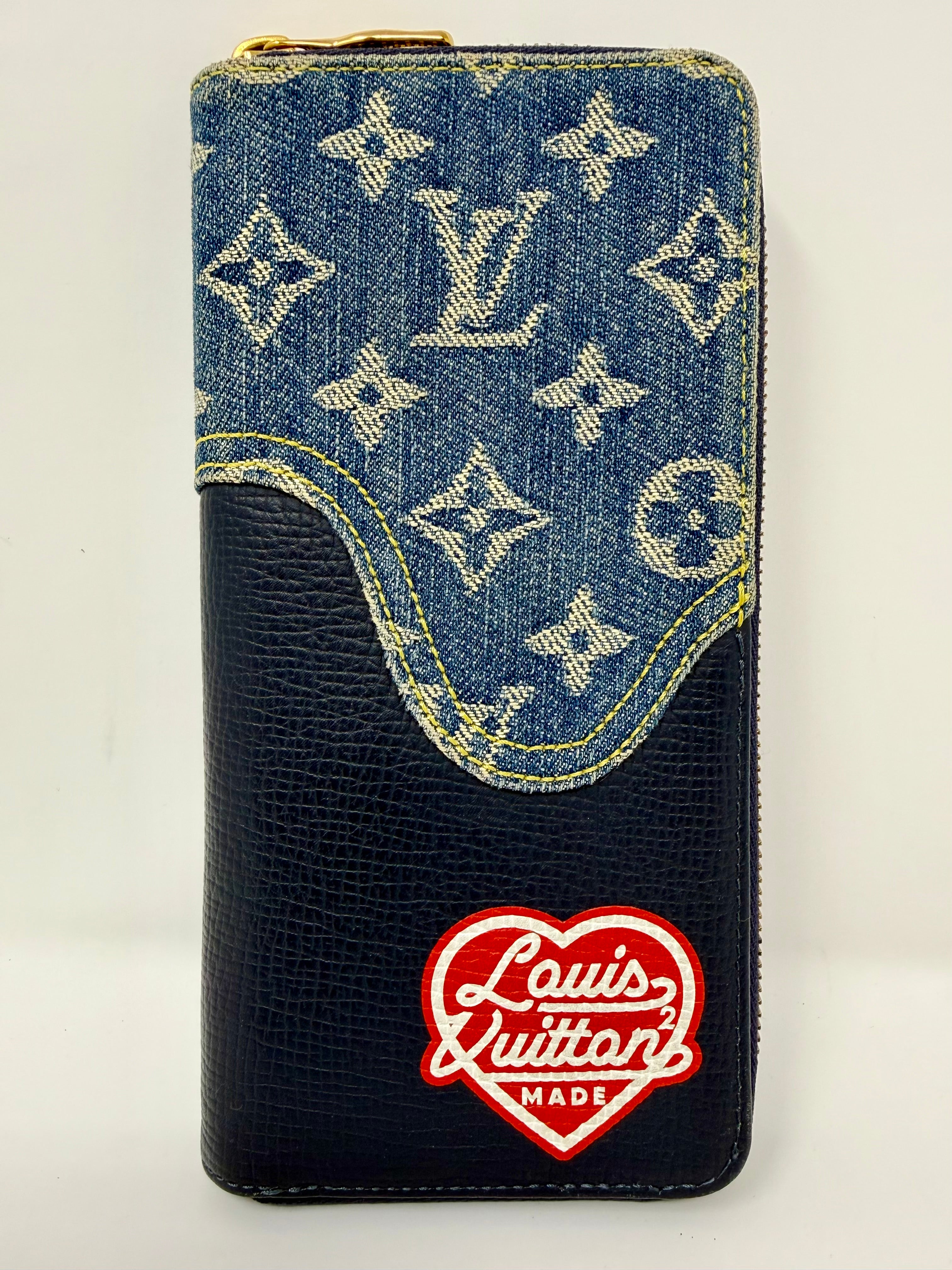Louis Vuitton x NIGO Monogram Drip Zippy Wallet Vertical (Microchipped)