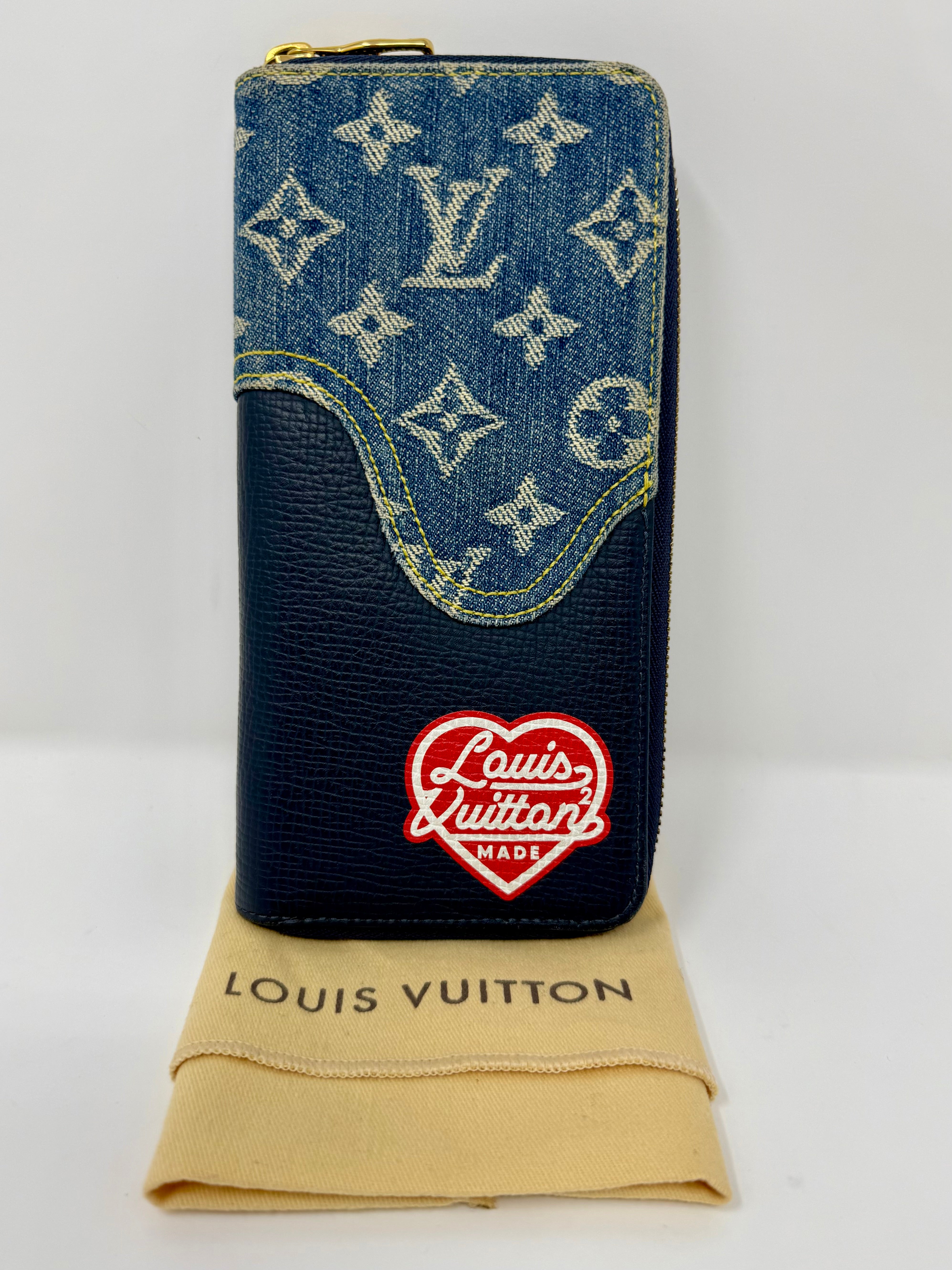 Louis Vuitton x NIGO Monogram Drip Zippy Wallet Vertical (Microchipped)