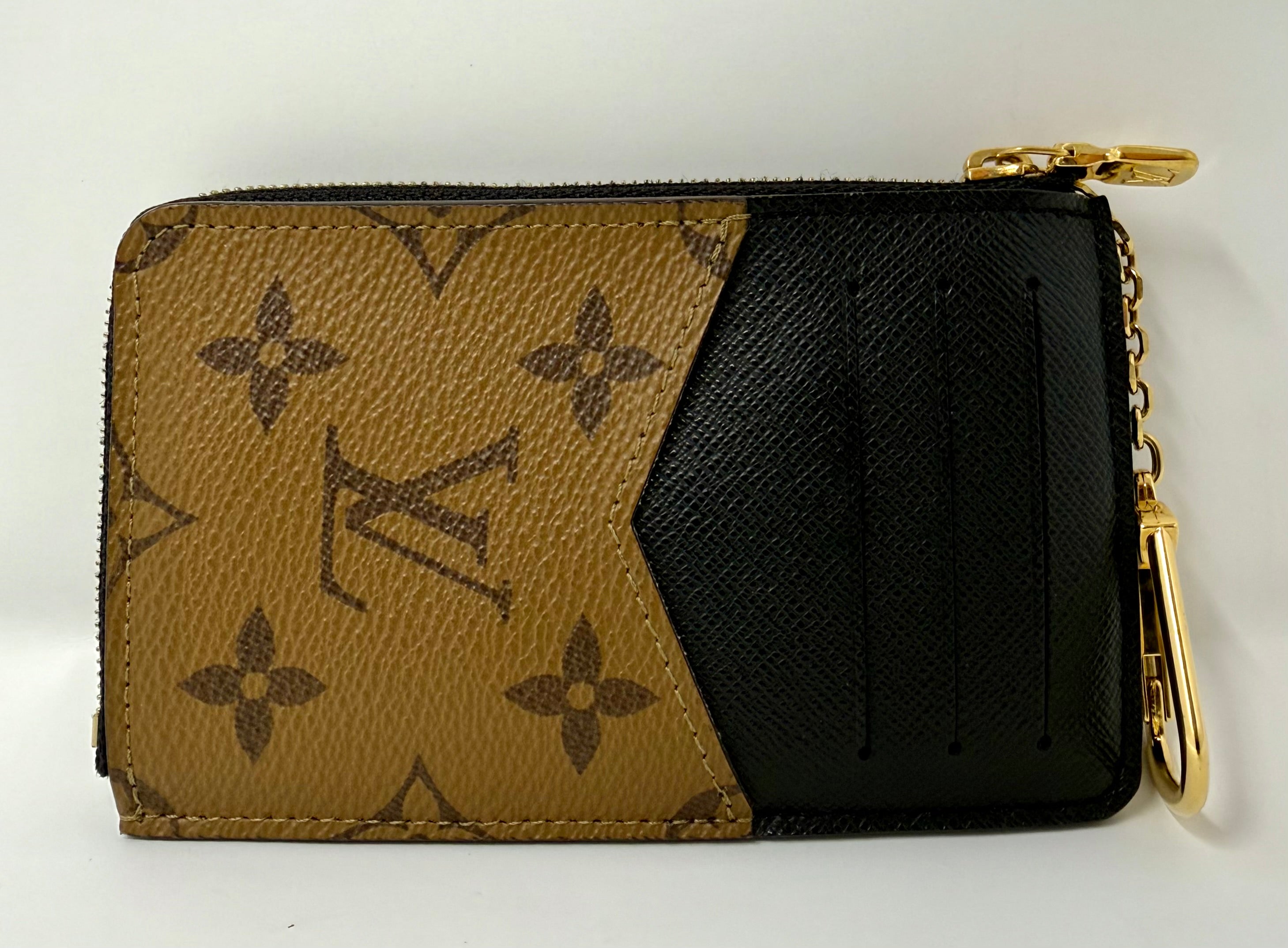 Louis Vuitton Reverse Monogram Recto Verso Card Holder (M81303)- microchipped