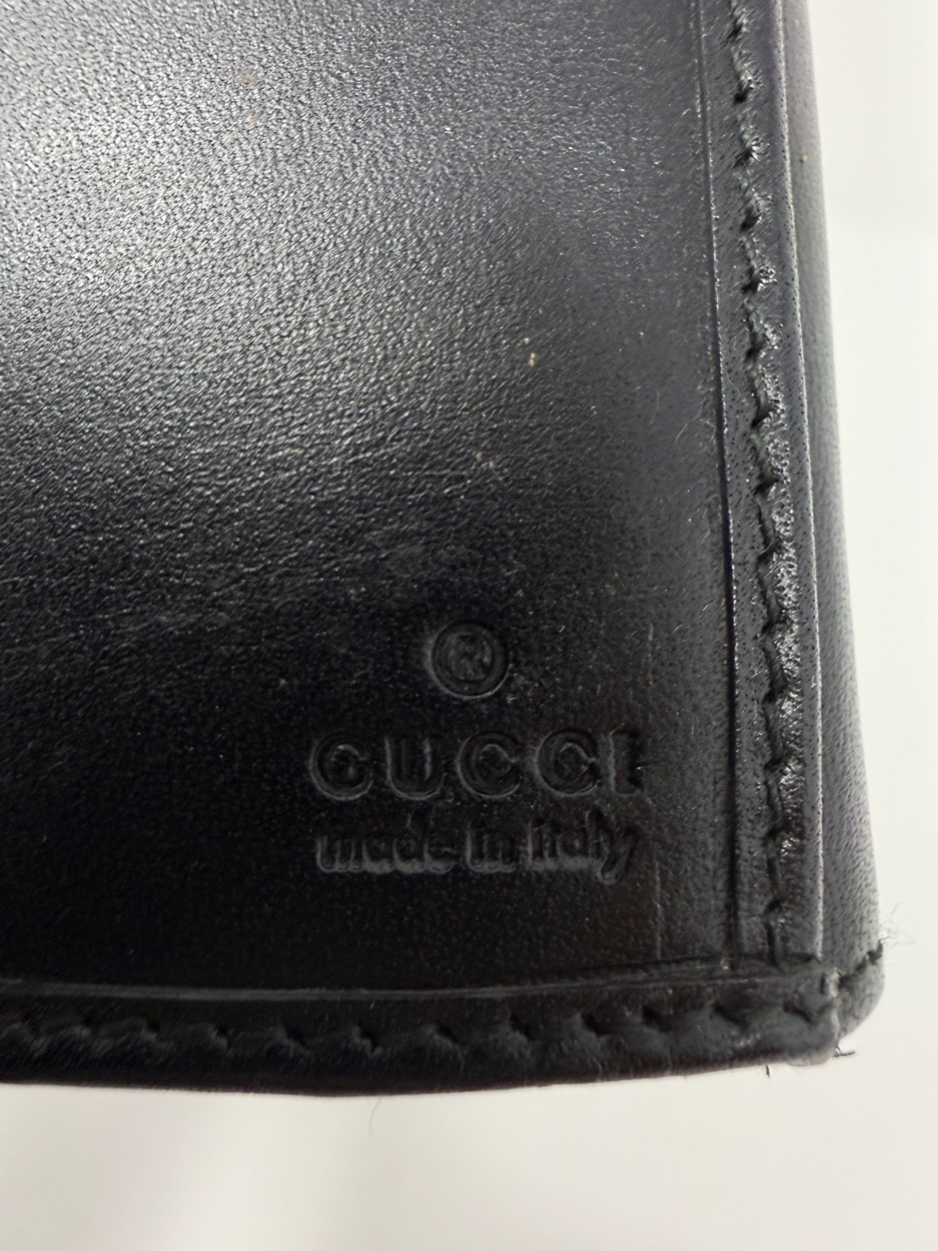Gucci Jackie Continental Long Wallet – Black Leather, Vintage Y2K