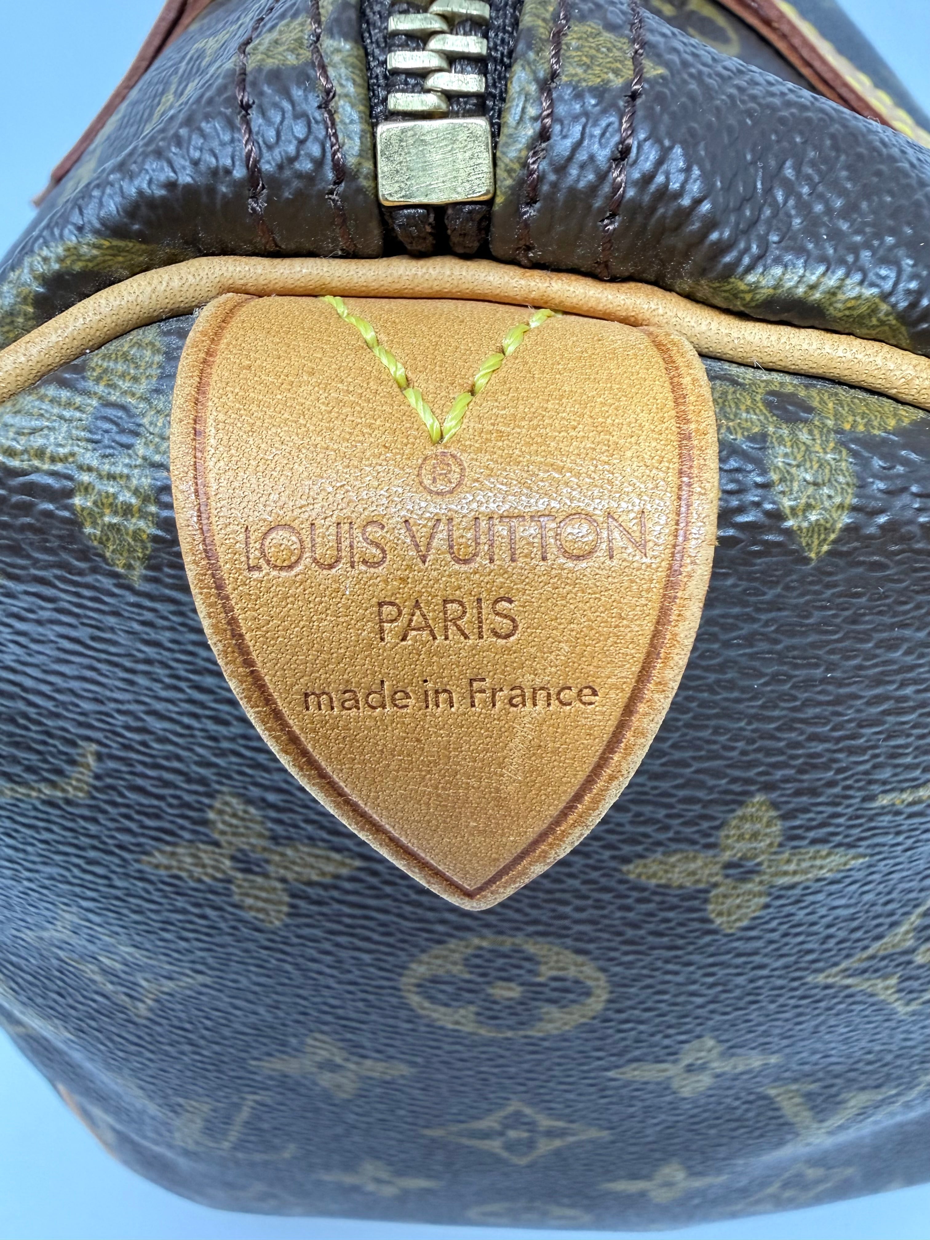 Louis Vuitton Speedy 30, monogram – Vintage 2001 – TH0091