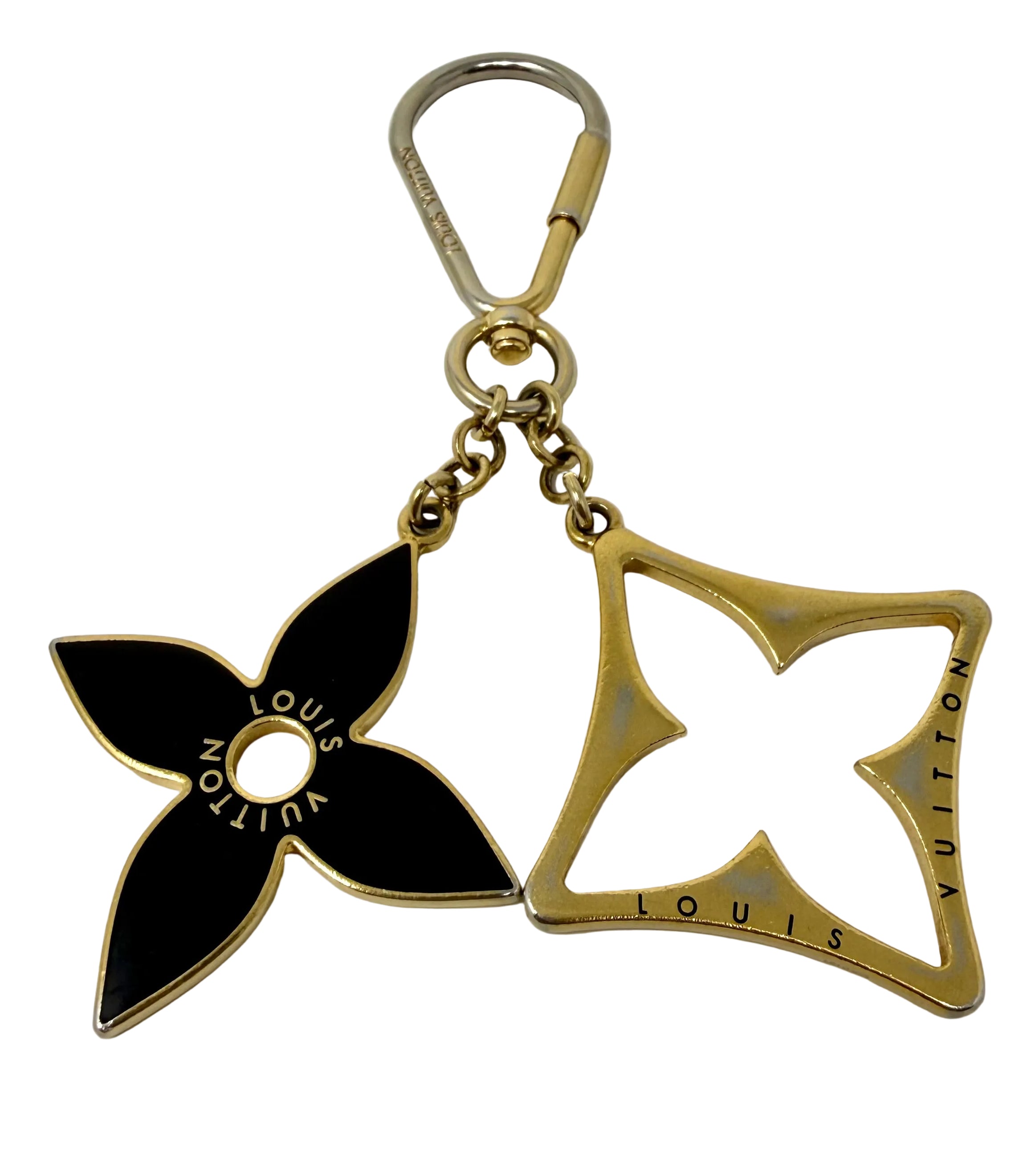 Louis Vuitton Porte-Clés Puzzle Bag Charm & Key Holder – Black & Gold M65218