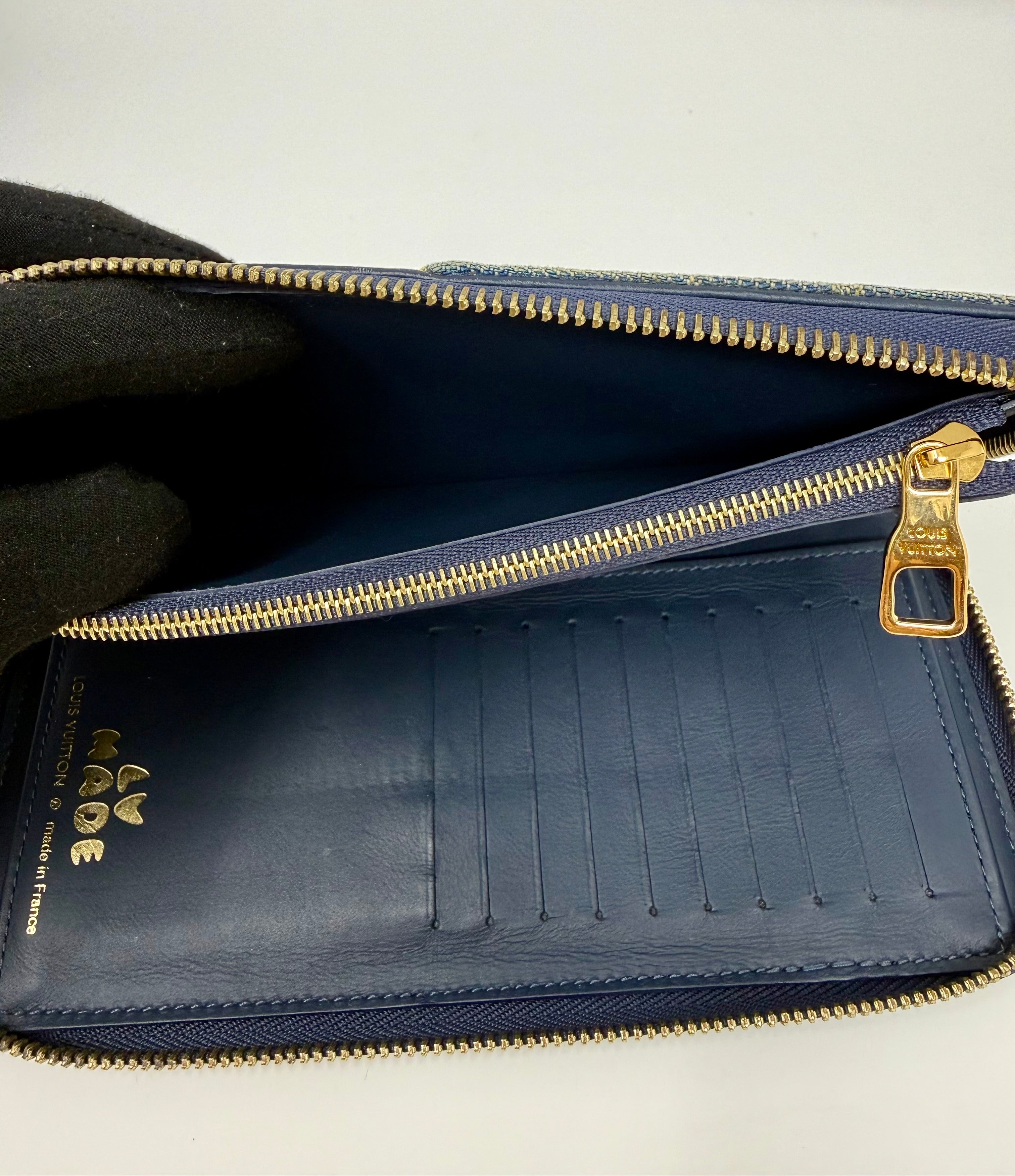 Louis Vuitton x NIGO Monogram Drip Zippy Wallet Vertical (Microchipped)