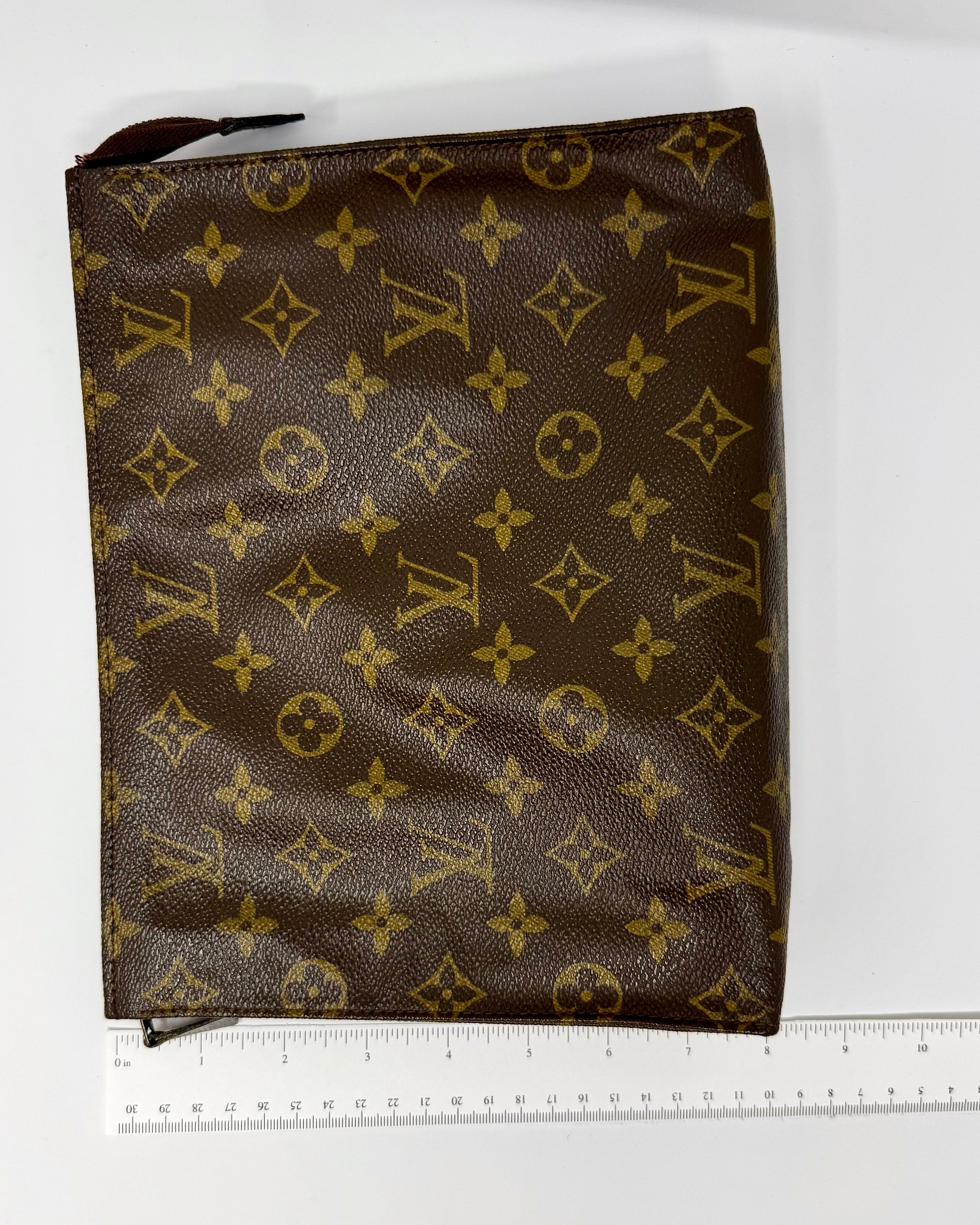 Vintage Louis Vuitton Monogram Toiletry Pouch Clutch – 833 (March 1983)