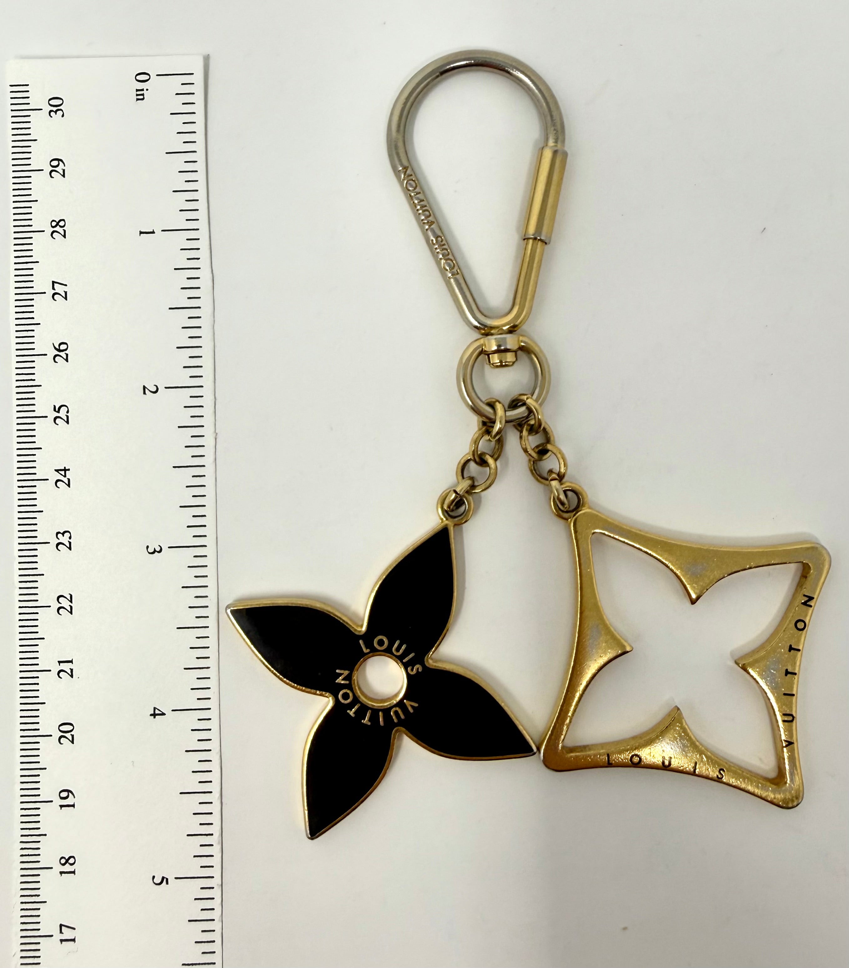 Louis Vuitton Porte-Clés Puzzle Bag Charm & Key Holder – Black & Gold M65218