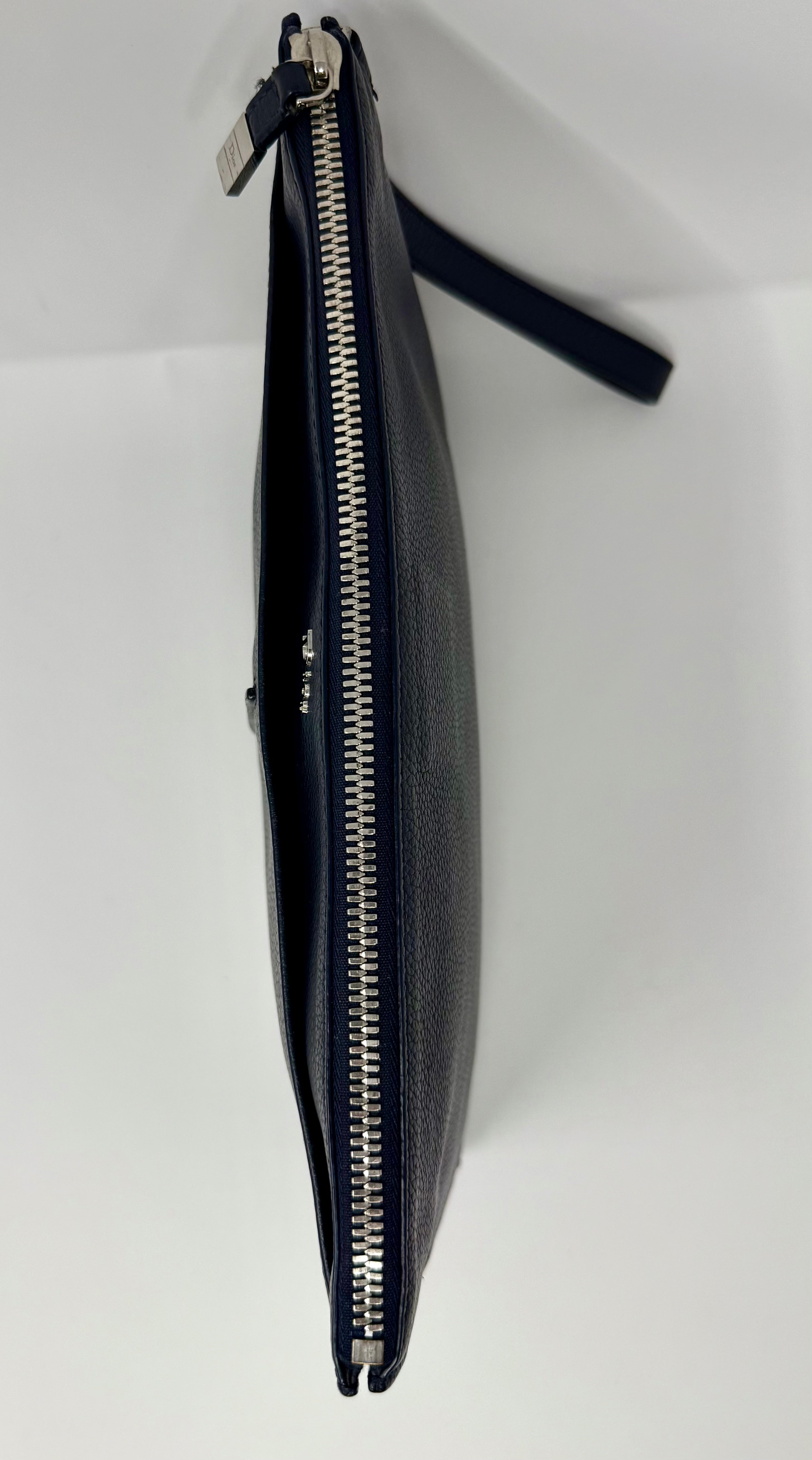 Dior Homme 2018 Grained Calfskin Atelier Clutch / Pouch