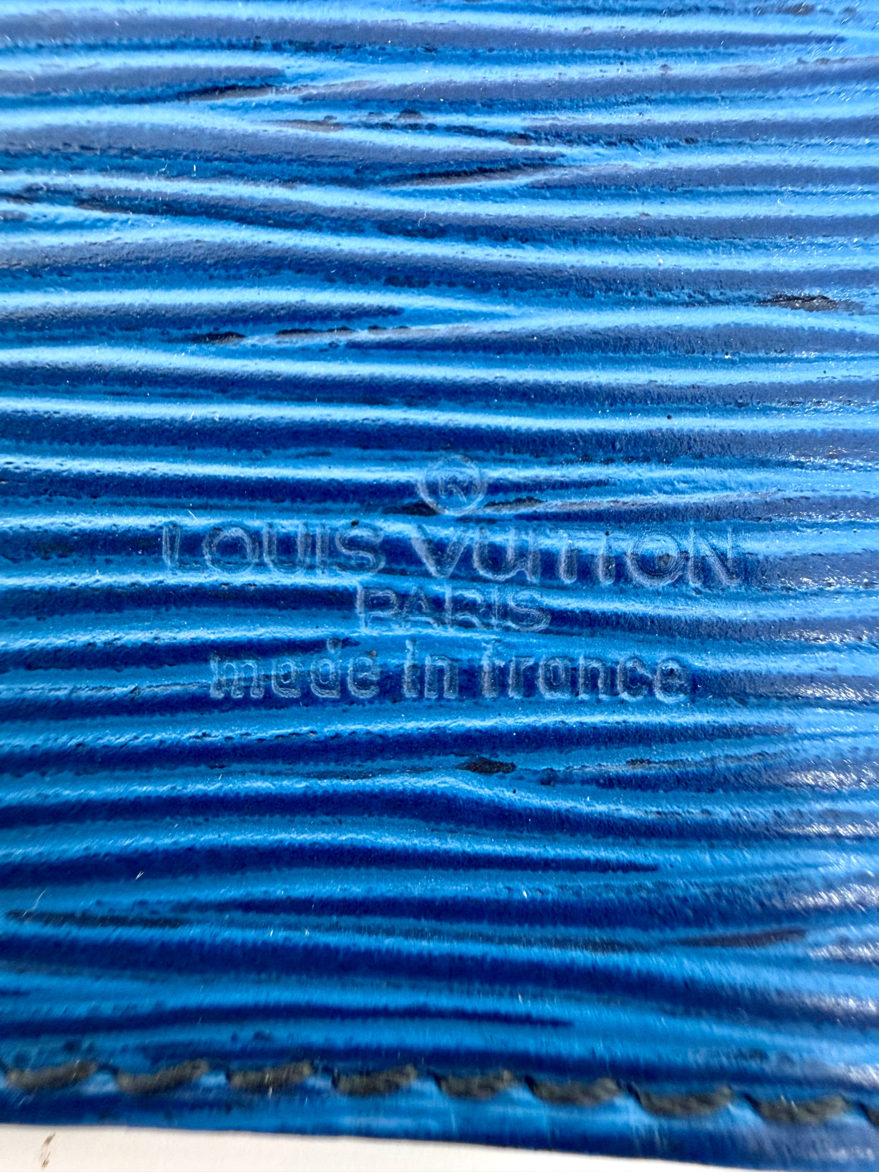 Louis Vuitton Epi Leather Luggage Tag – Toledo Blue