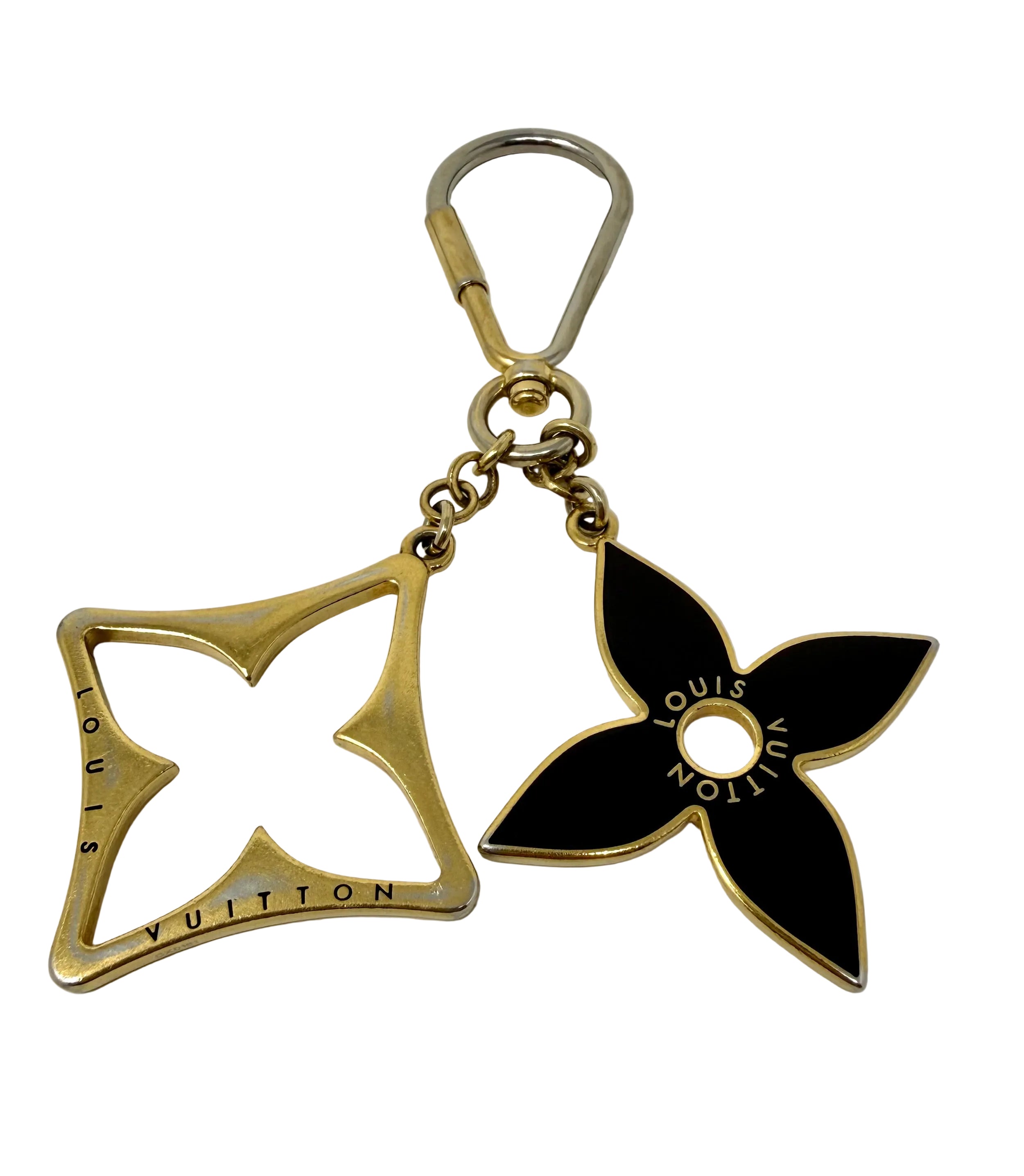 Louis Vuitton Porte-Clés Puzzle Bag Charm & Key Holder – Black & Gold M65218