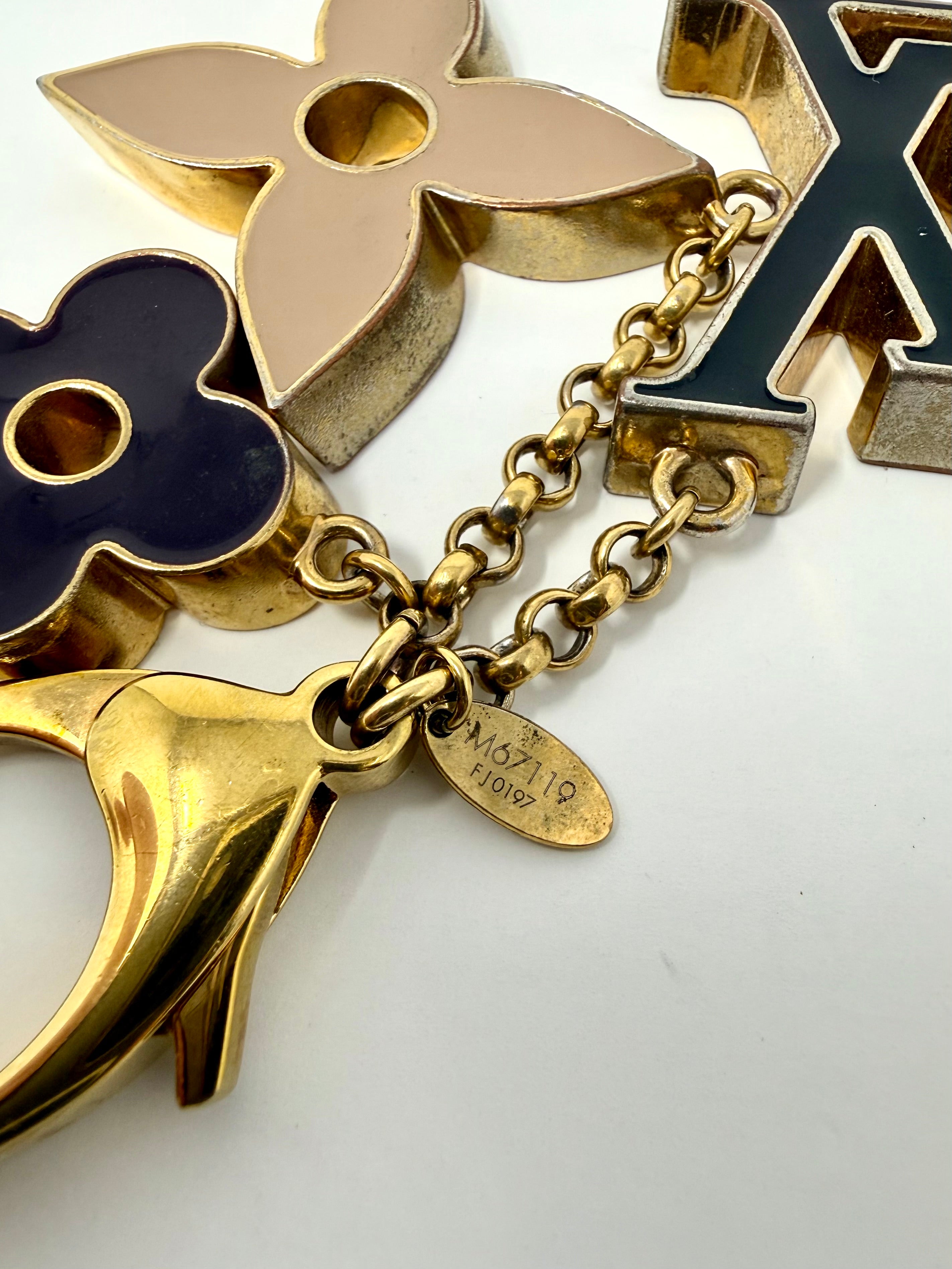 Louis Vuitton Fleur de Monogram Bag Charm & Key Holder – M67119