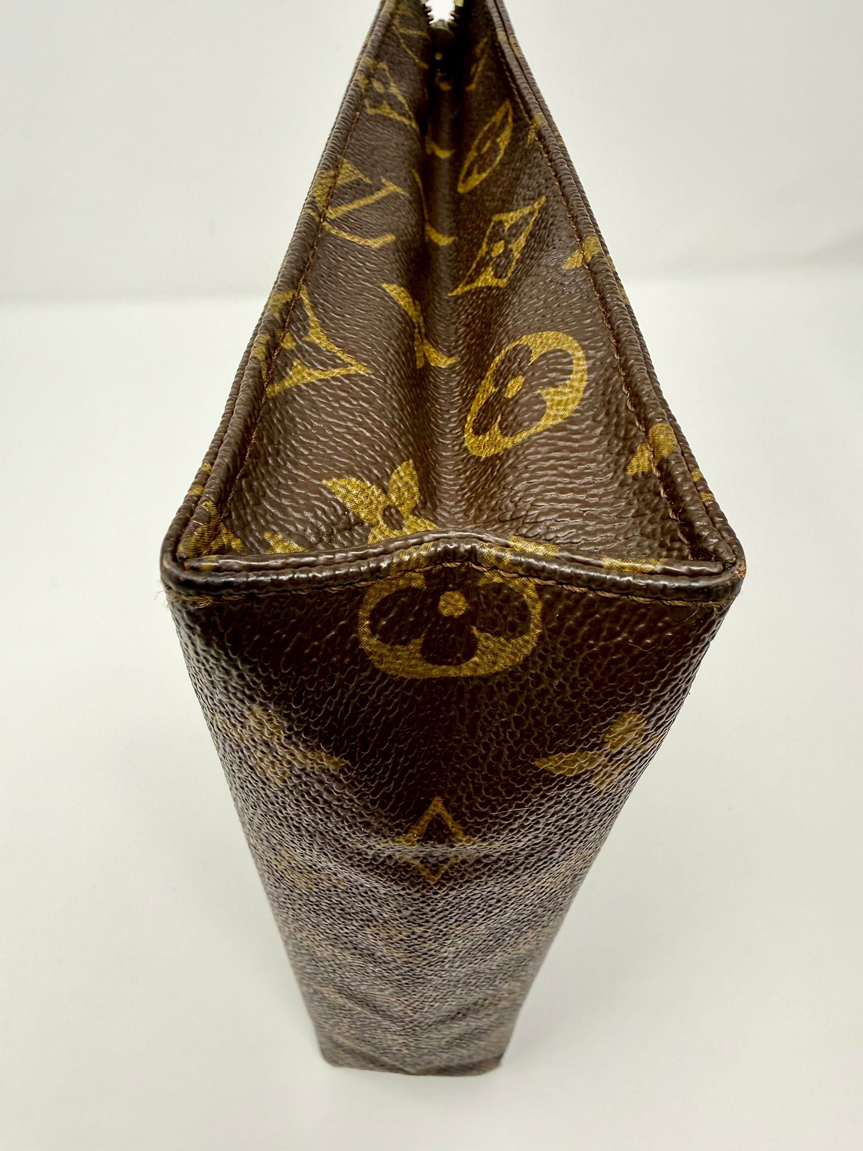 Vintage Louis Vuitton Monogram Toiletry Pouch Clutch – 833 (March 1983)