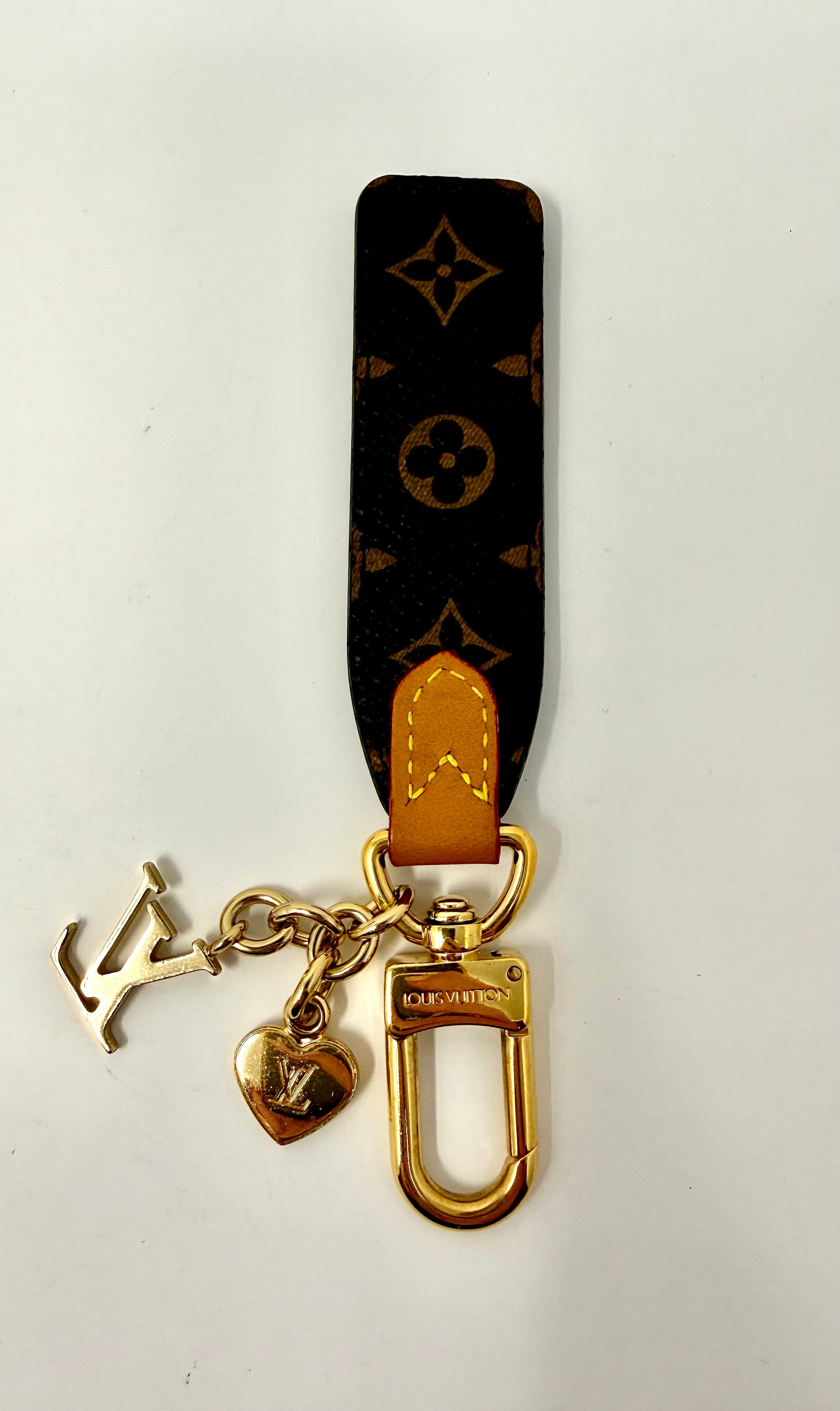 Louis Vuitton LV Cherished Tab Key Holder – Monogram (M01184), full set, like new