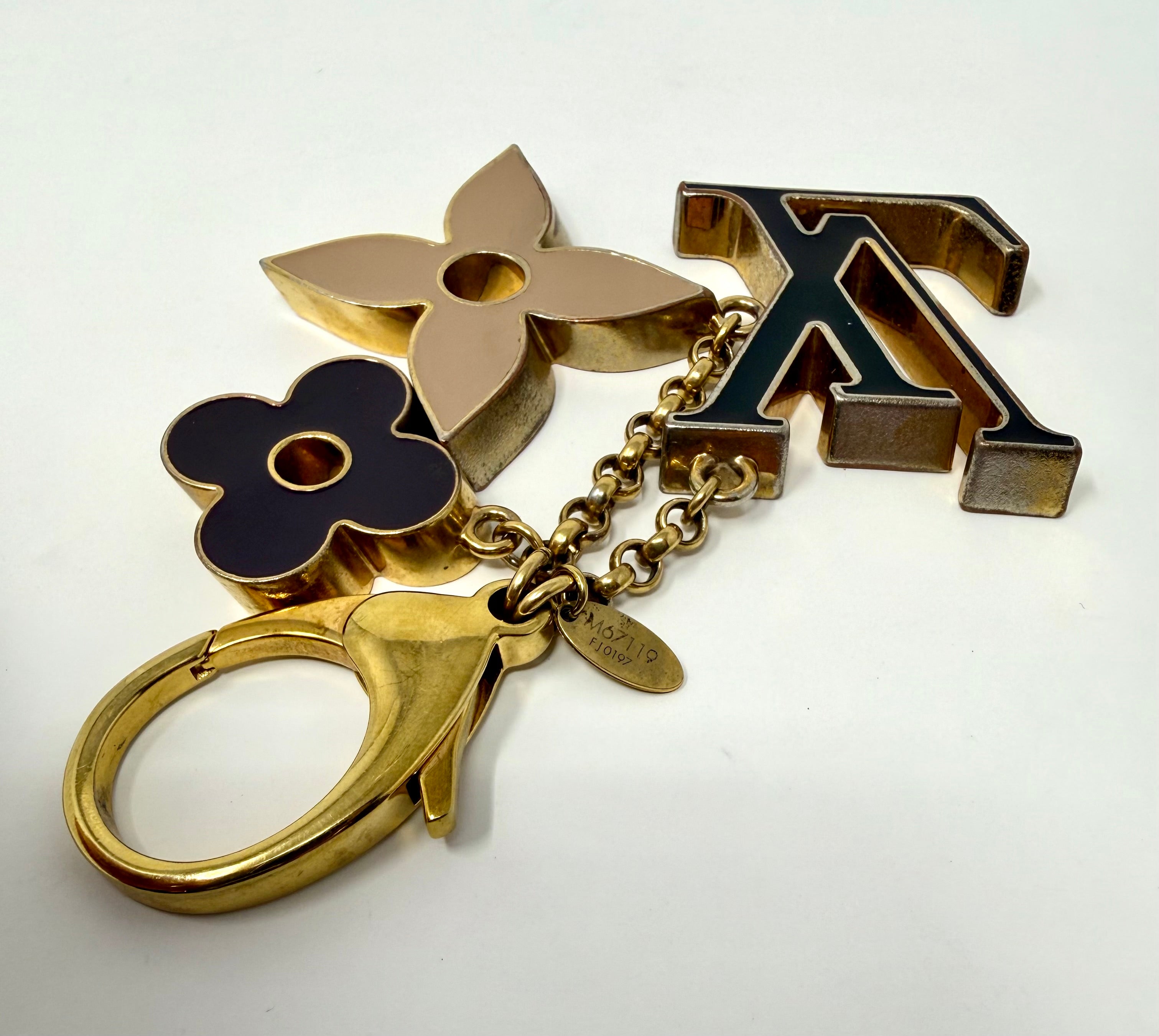 Louis Vuitton Fleur de Monogram Bag Charm & Key Holder – M67119