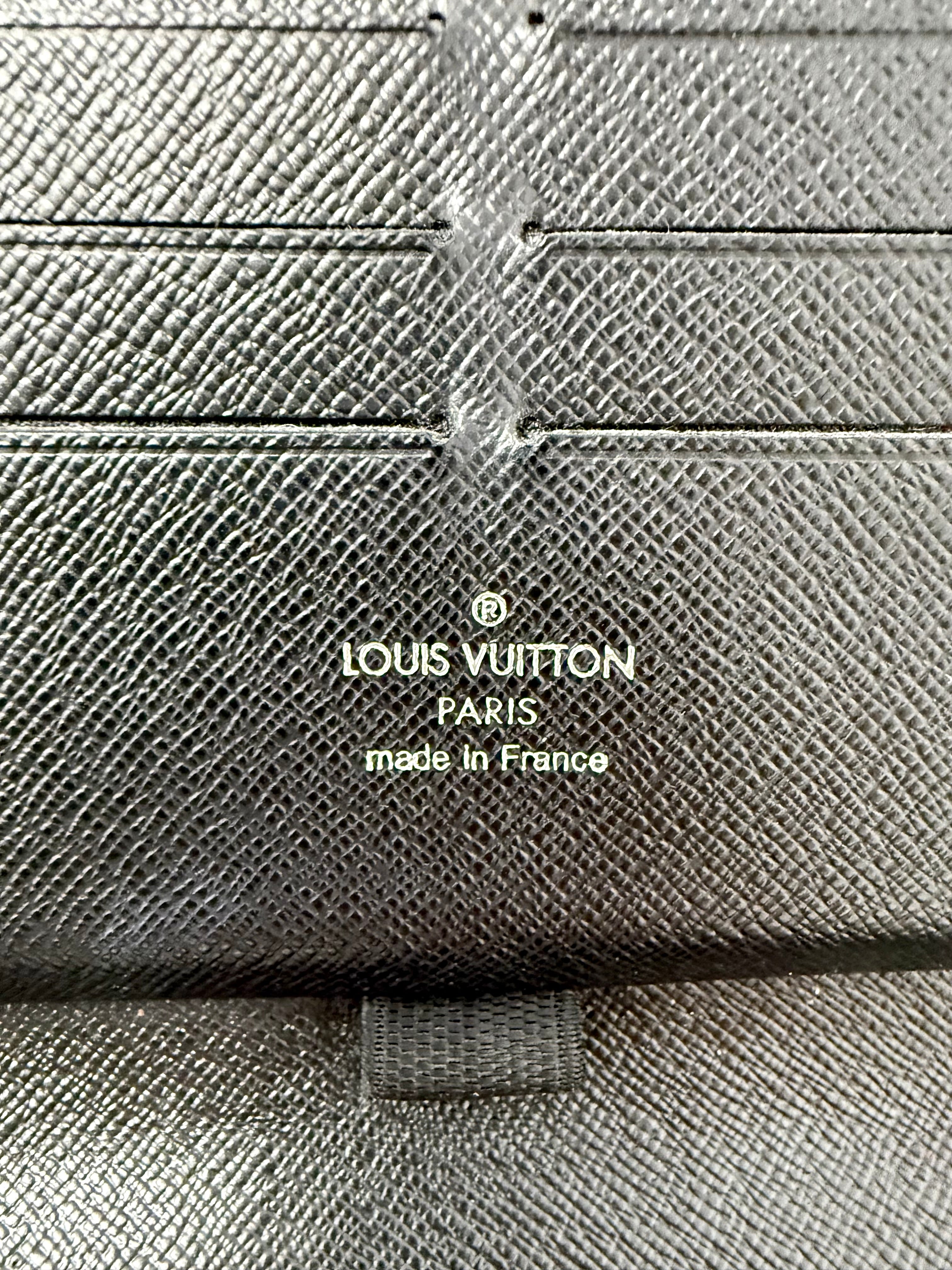 Louis Vuitton Black Epi Leather Zippy Organizer Wallet, SN5008 (2008)
