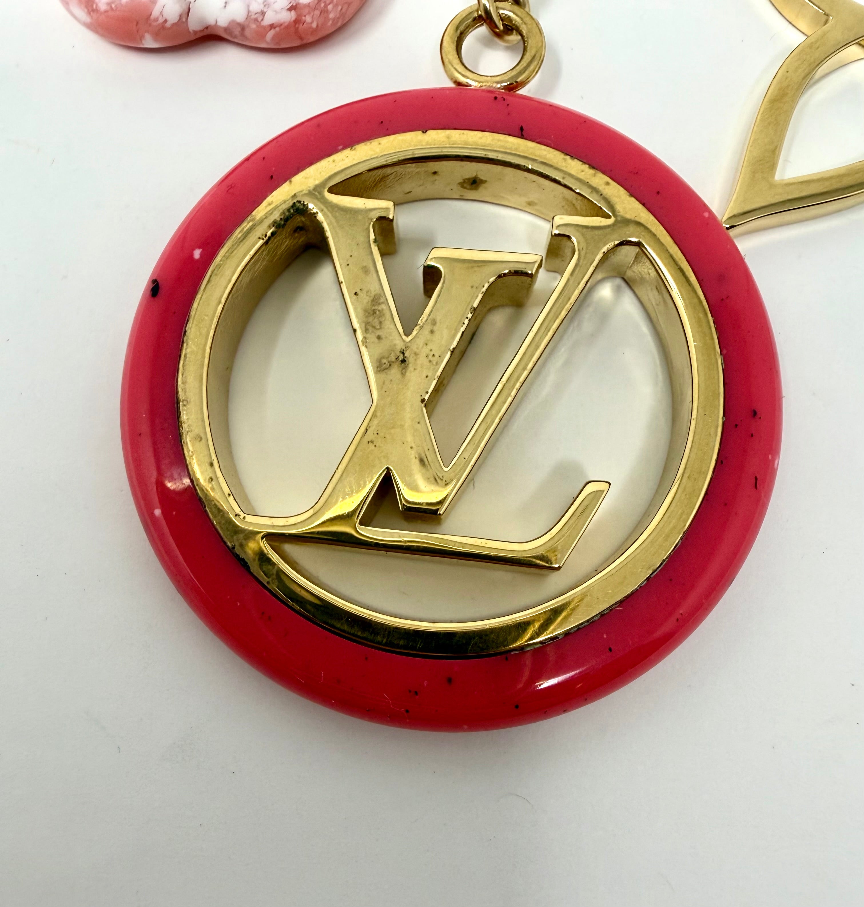Louis Vuitton Colorline Bag Charm & Key Holder – Pink M64525