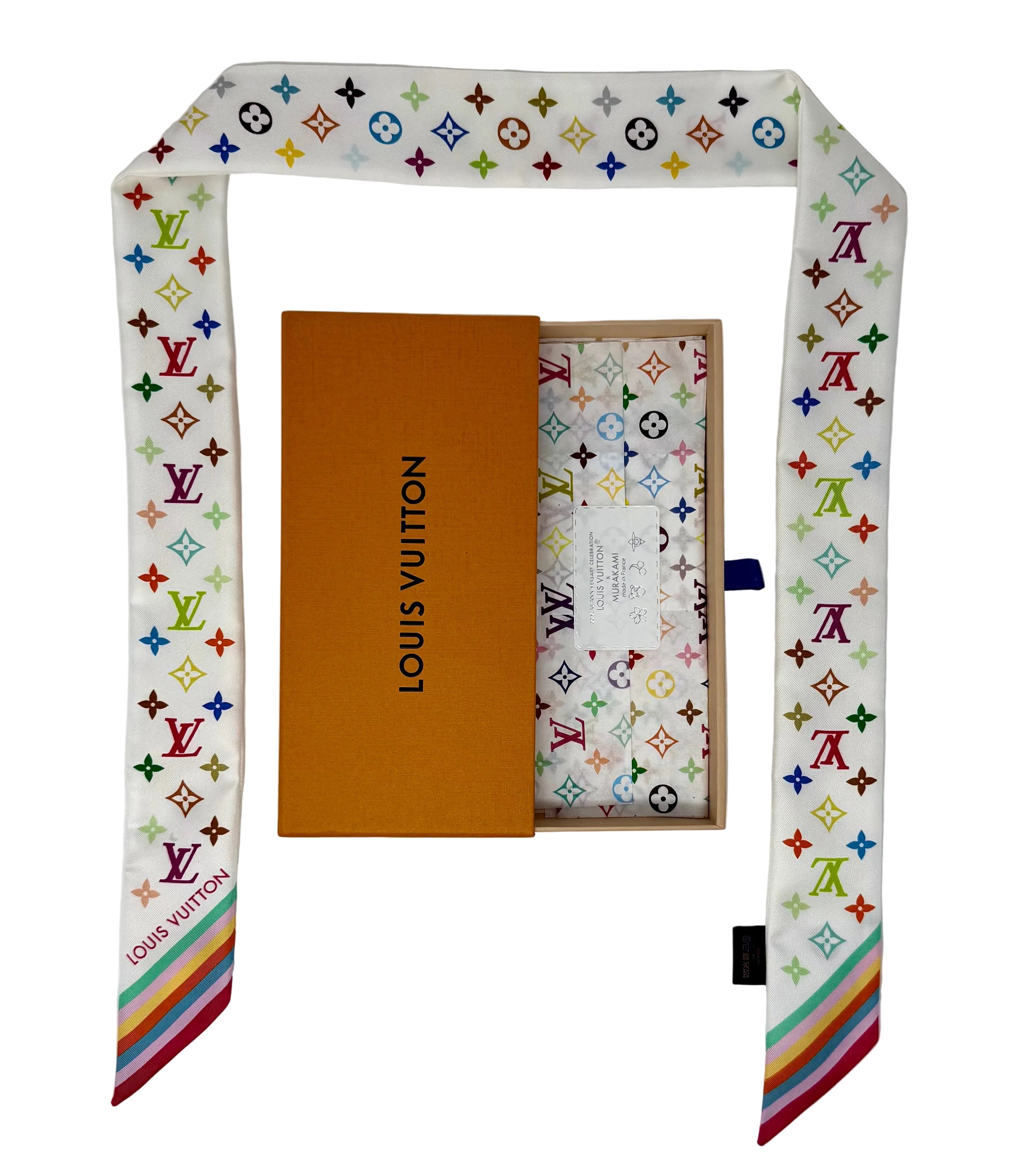 Louis Vuitton x Takashi Murakami Monogram Multicolor BB Bandeau – Limited Edition (Full Set, Like New)