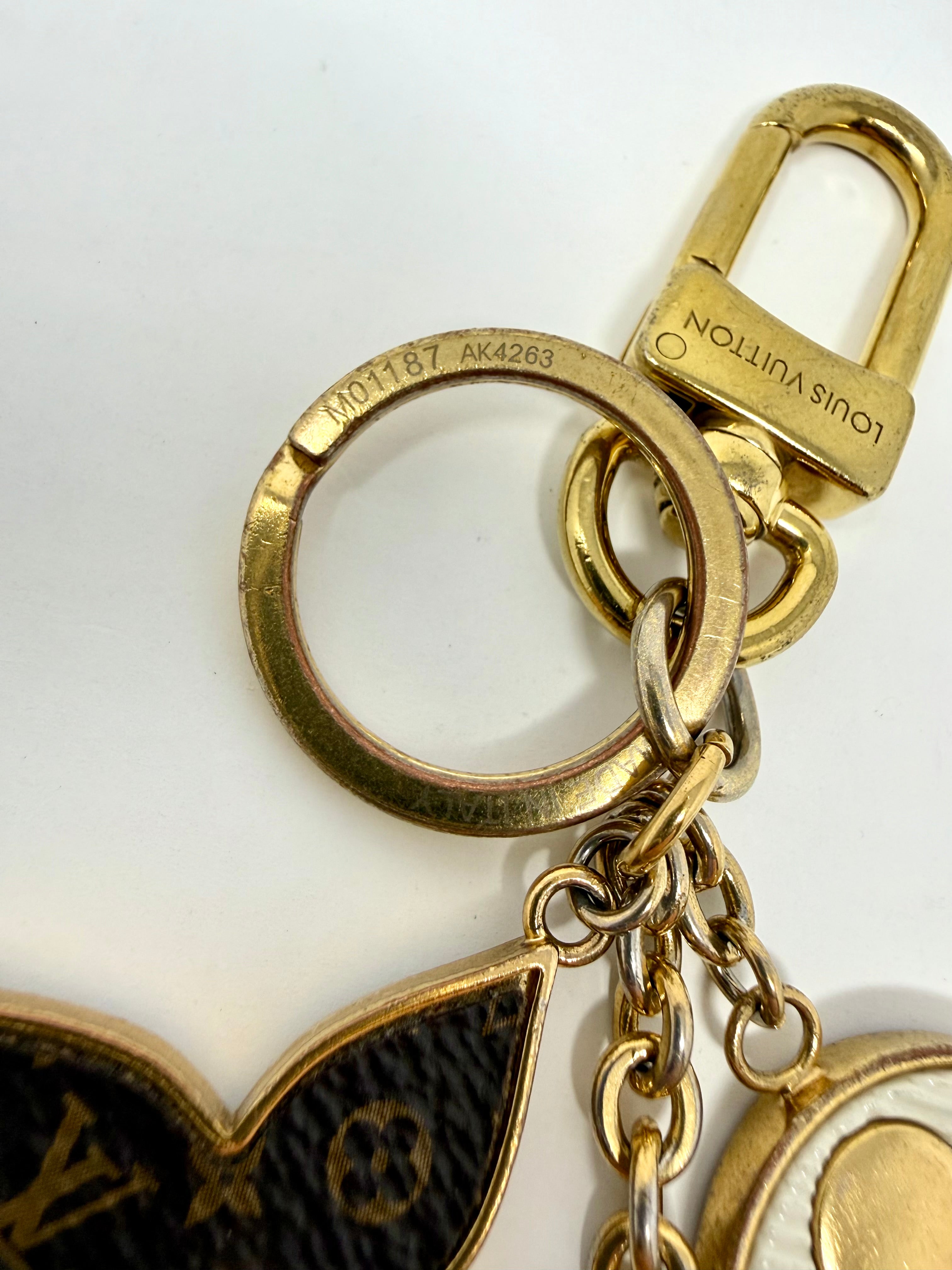 Louis Vuitton Spring Street Bag Charm & Key Holder – Pink M01187