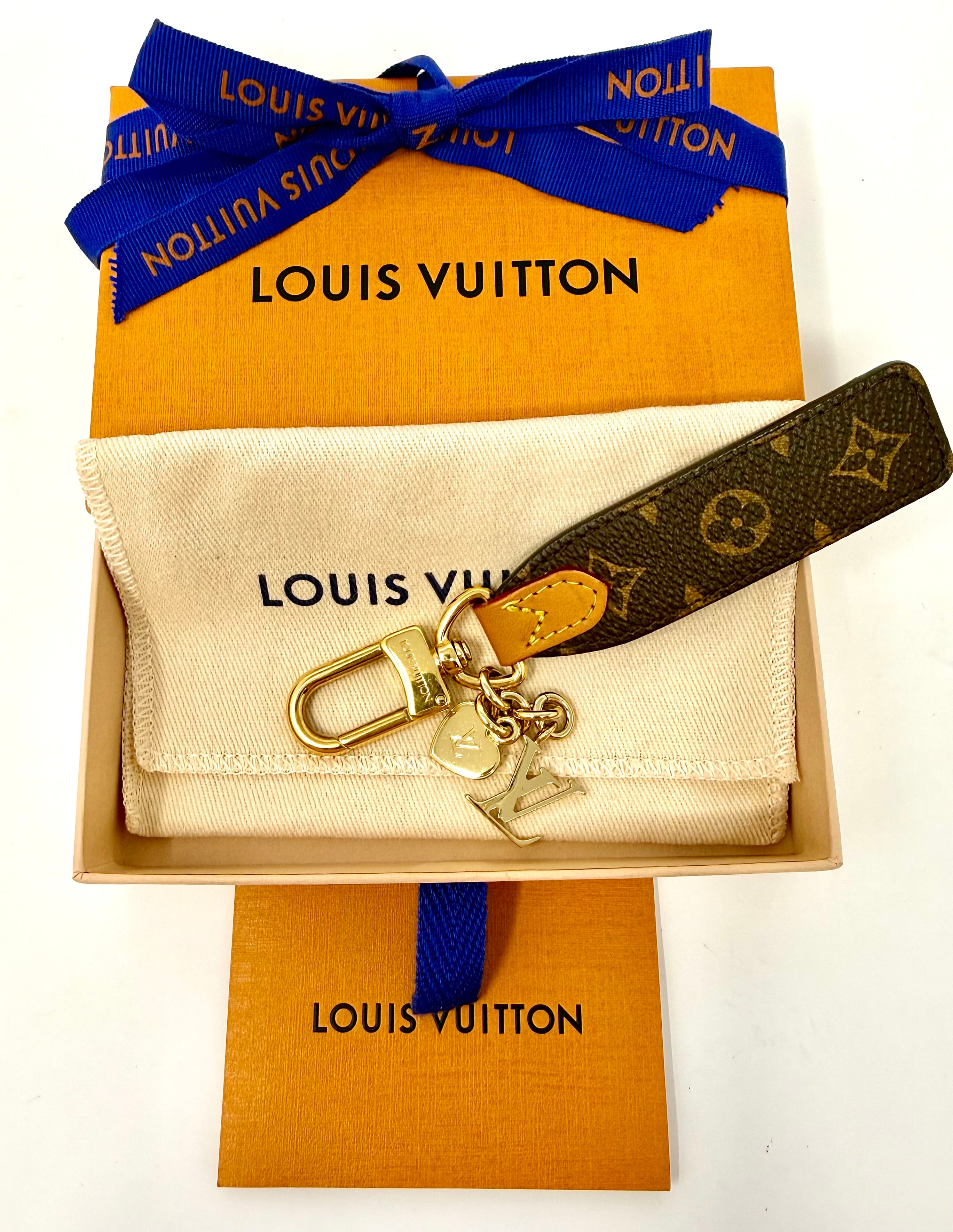 Louis Vuitton LV Cherished Tab Key Holder – Monogram (M01184), full set, like new