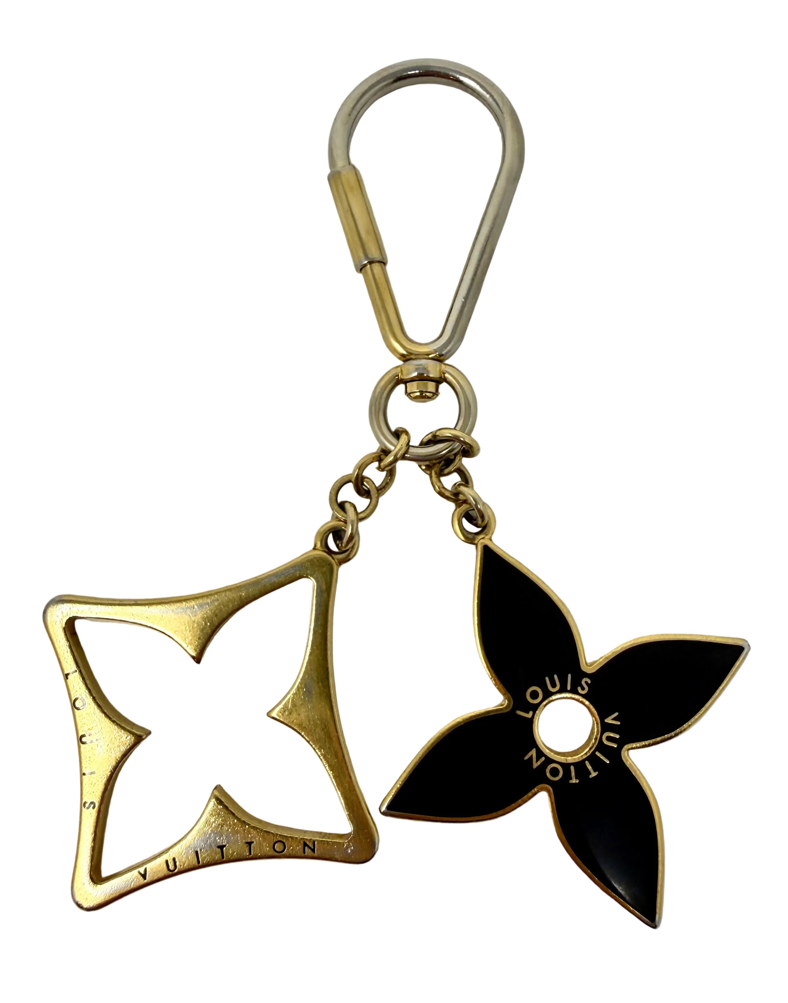 Louis Vuitton Porte-Clés Puzzle Bag Charm & Key Holder – Black & Gold M65218
