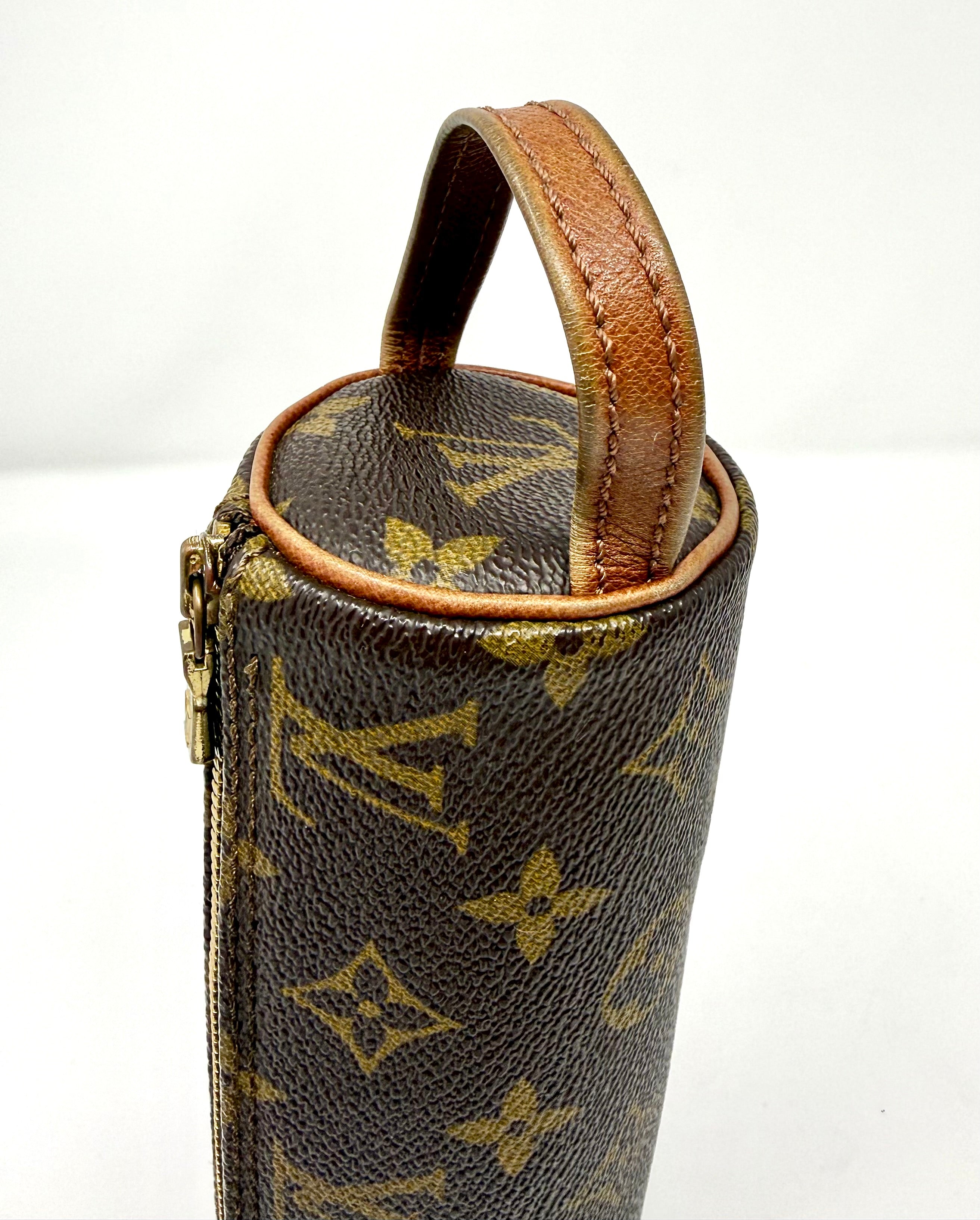 Louis Vuitton Trousse Ronde 20 Monogram Pouch, Vintage 1991 | RA0921