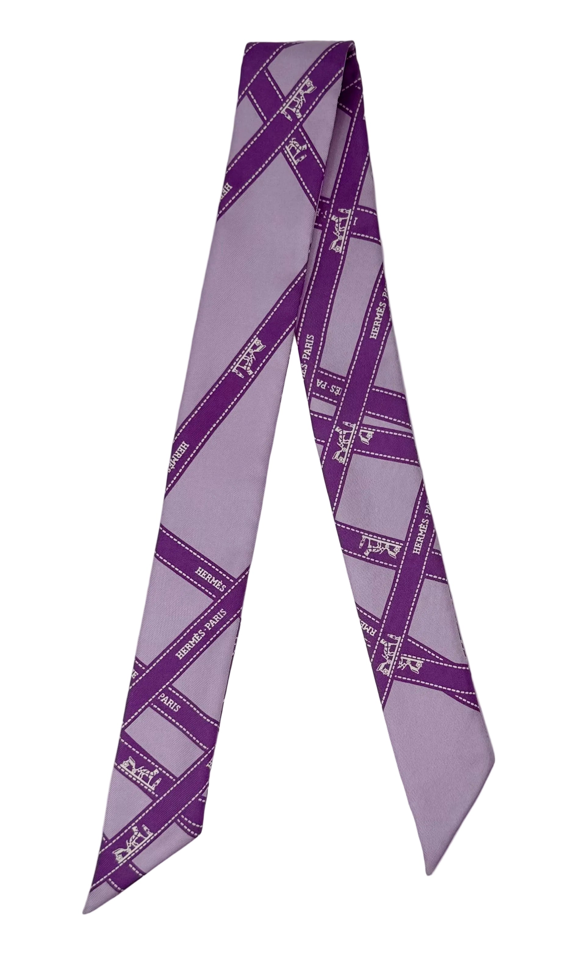 Hermès Bolduc Twilly – Lilas / Violine