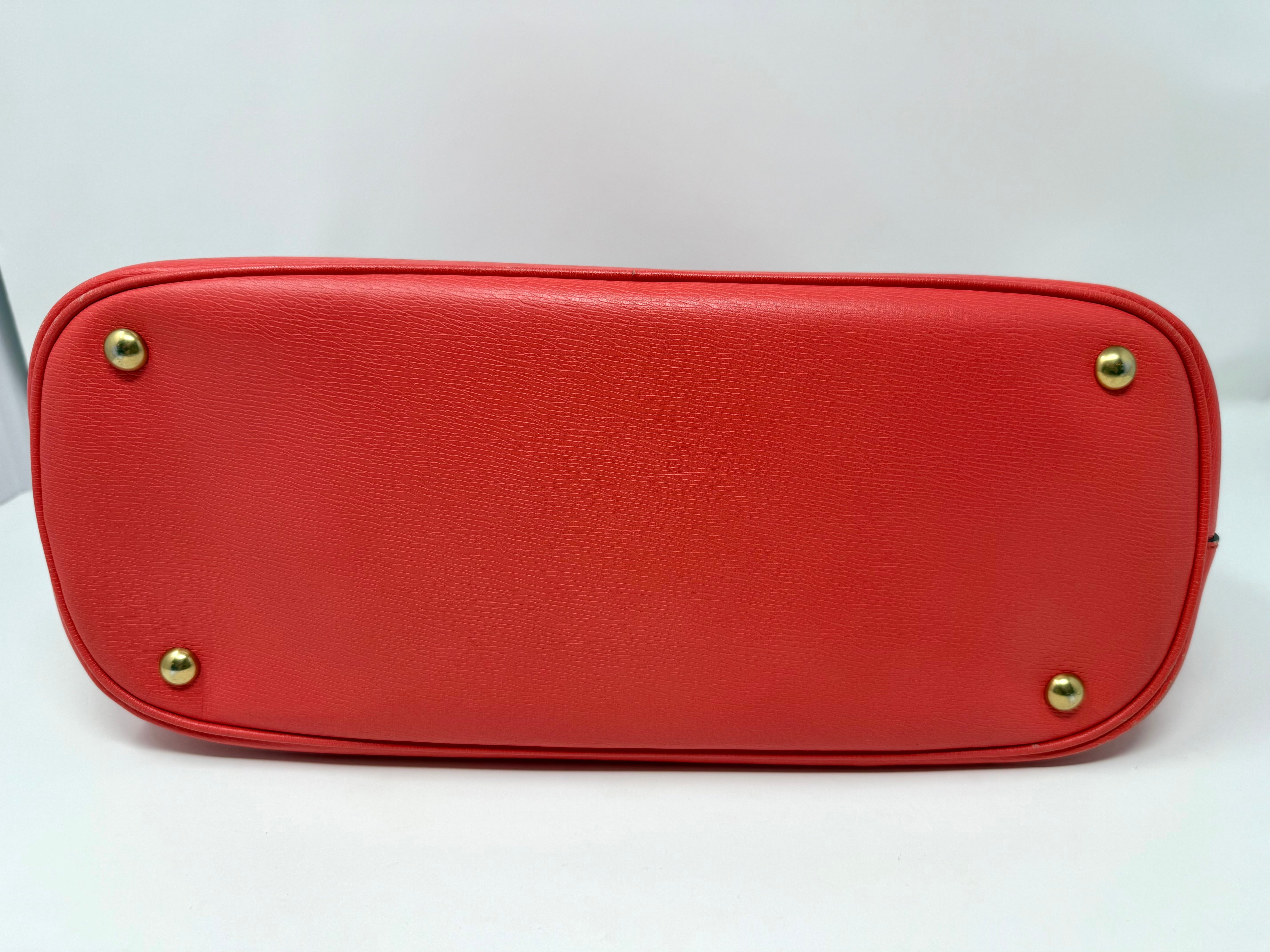 Gucci Bright Bit Medium Leather Tote in Coral