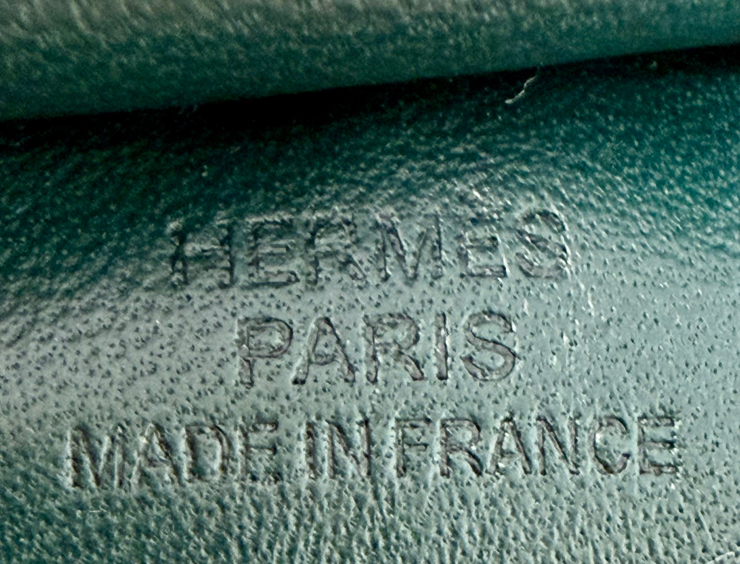 Hermès Rodeo PM Bag Charm in Vert Cyprès