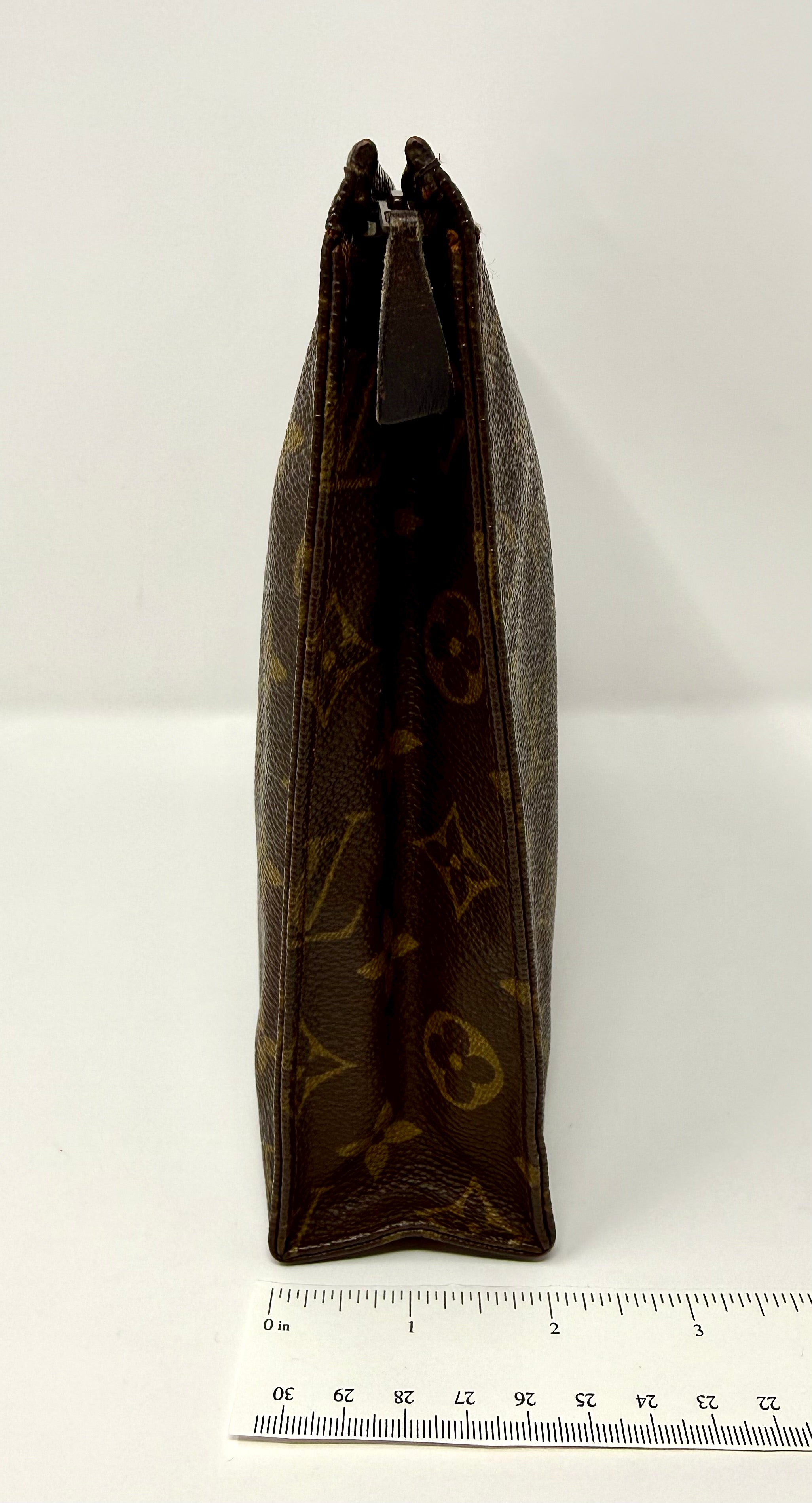 Vintage Louis Vuitton Monogram Toiletry Pouch Clutch – 833 (March 1983)
