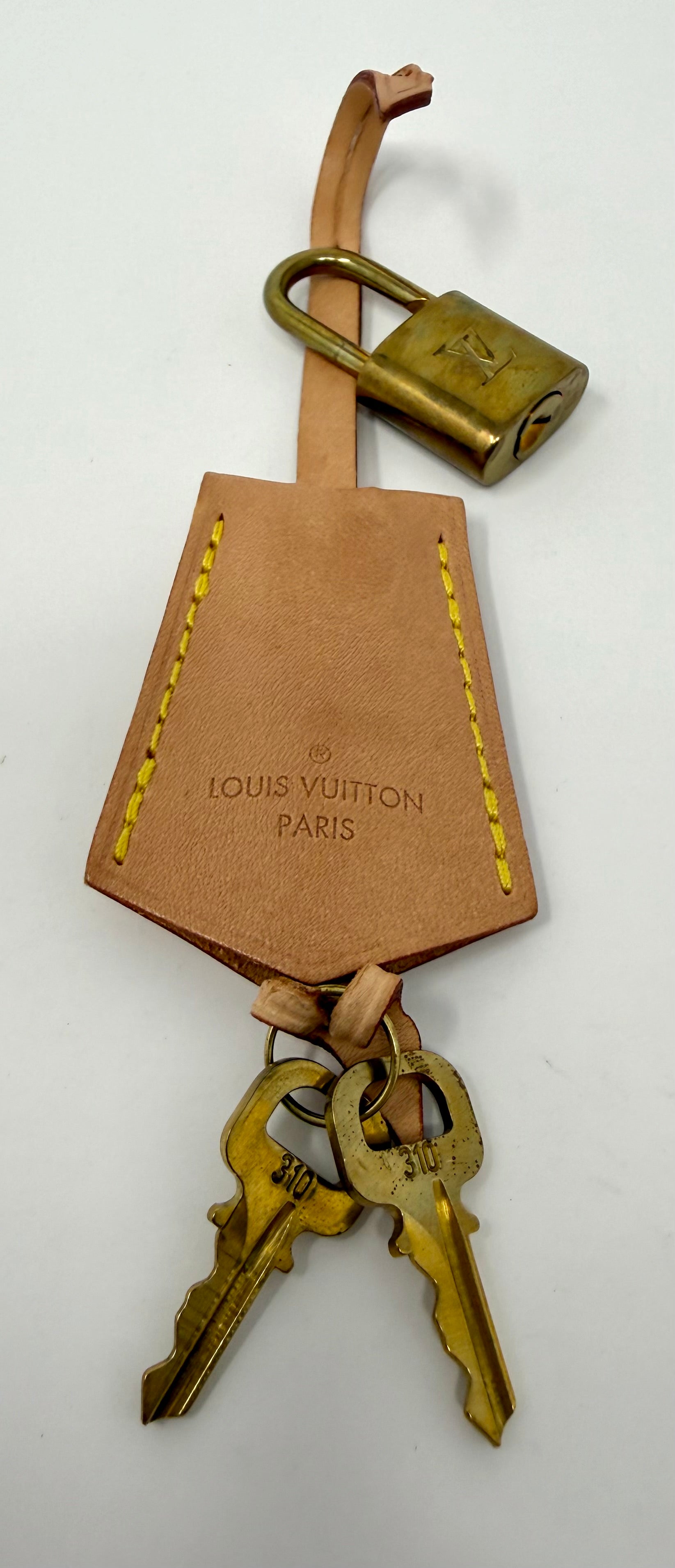 Louis Vuitton Vachetta Clochette, Lock & Key Set – Lock #310