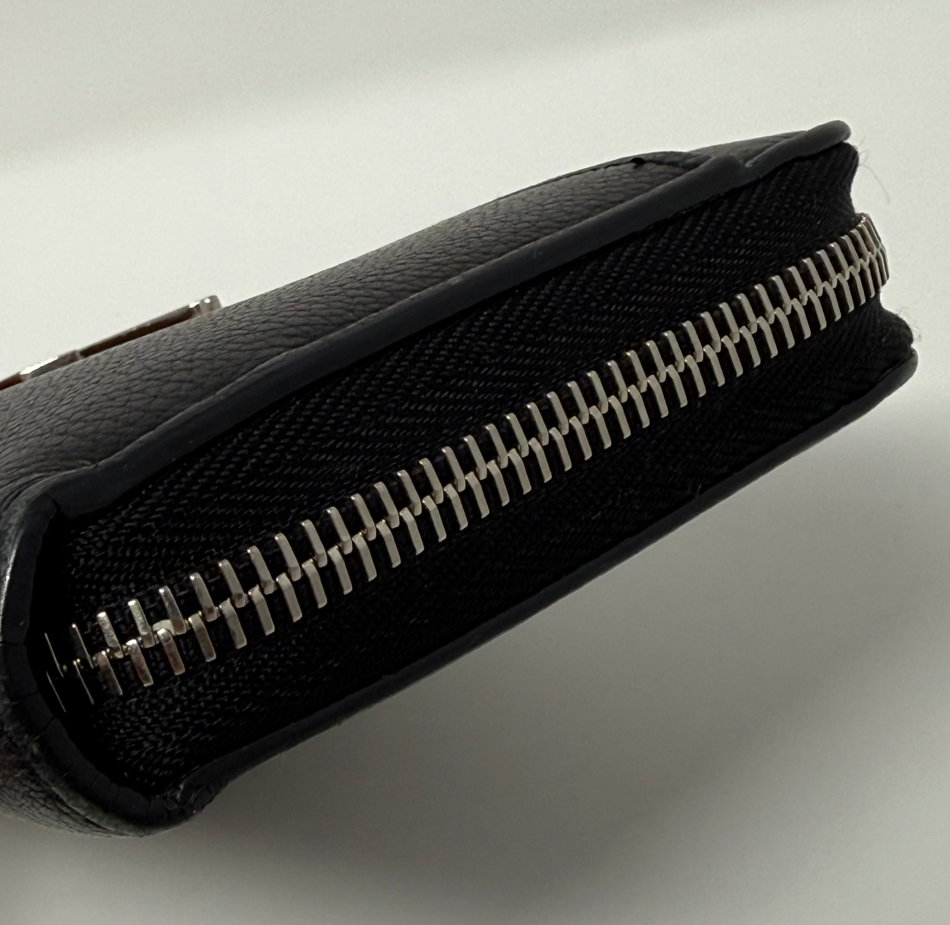 Louis Vuitton Lockme Zippy Wallet – Noir Black Calfskin, UB0129 (2019), Full Set