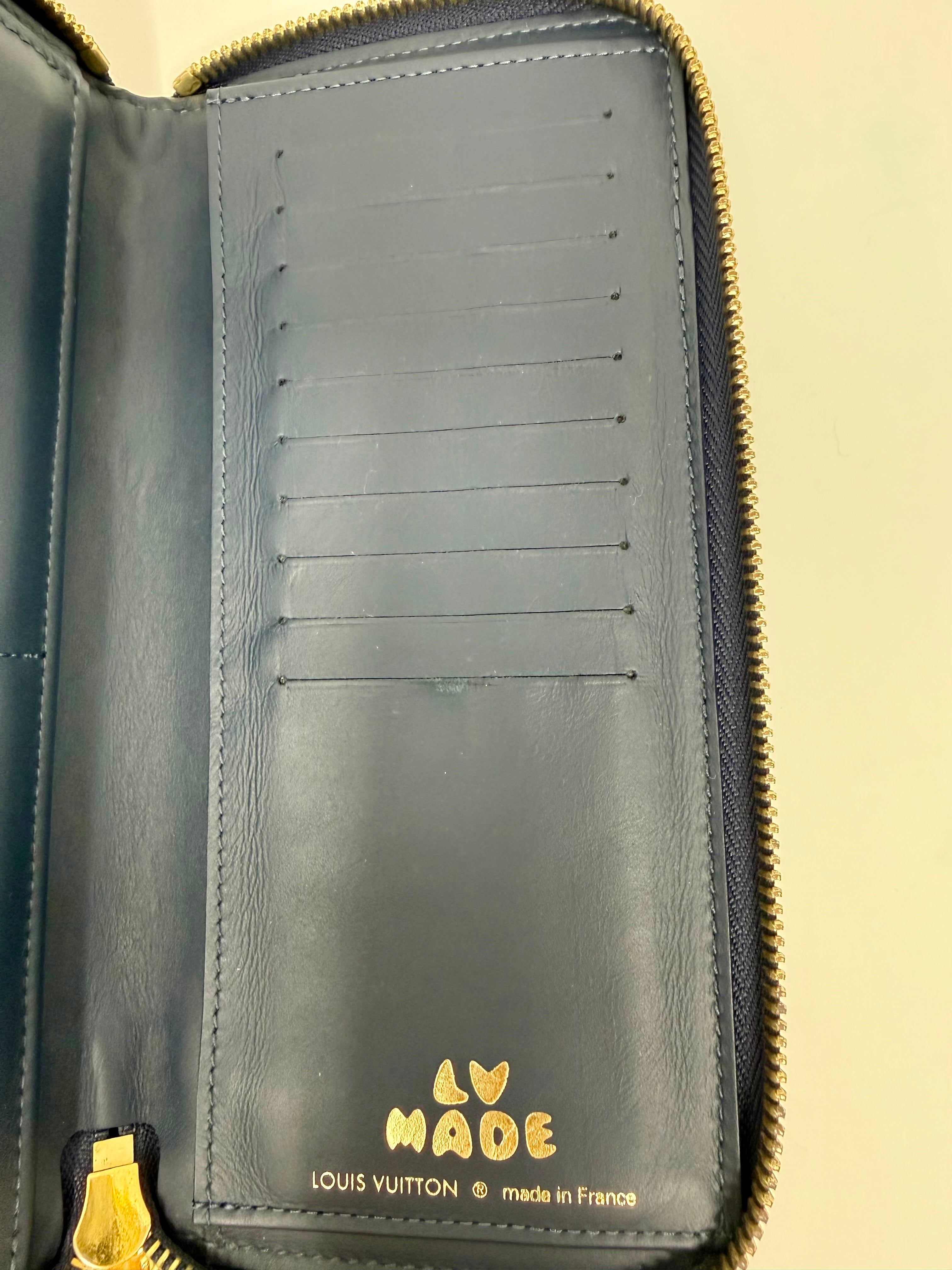 Louis Vuitton x NIGO Monogram Drip Zippy Wallet Vertical (Microchipped)