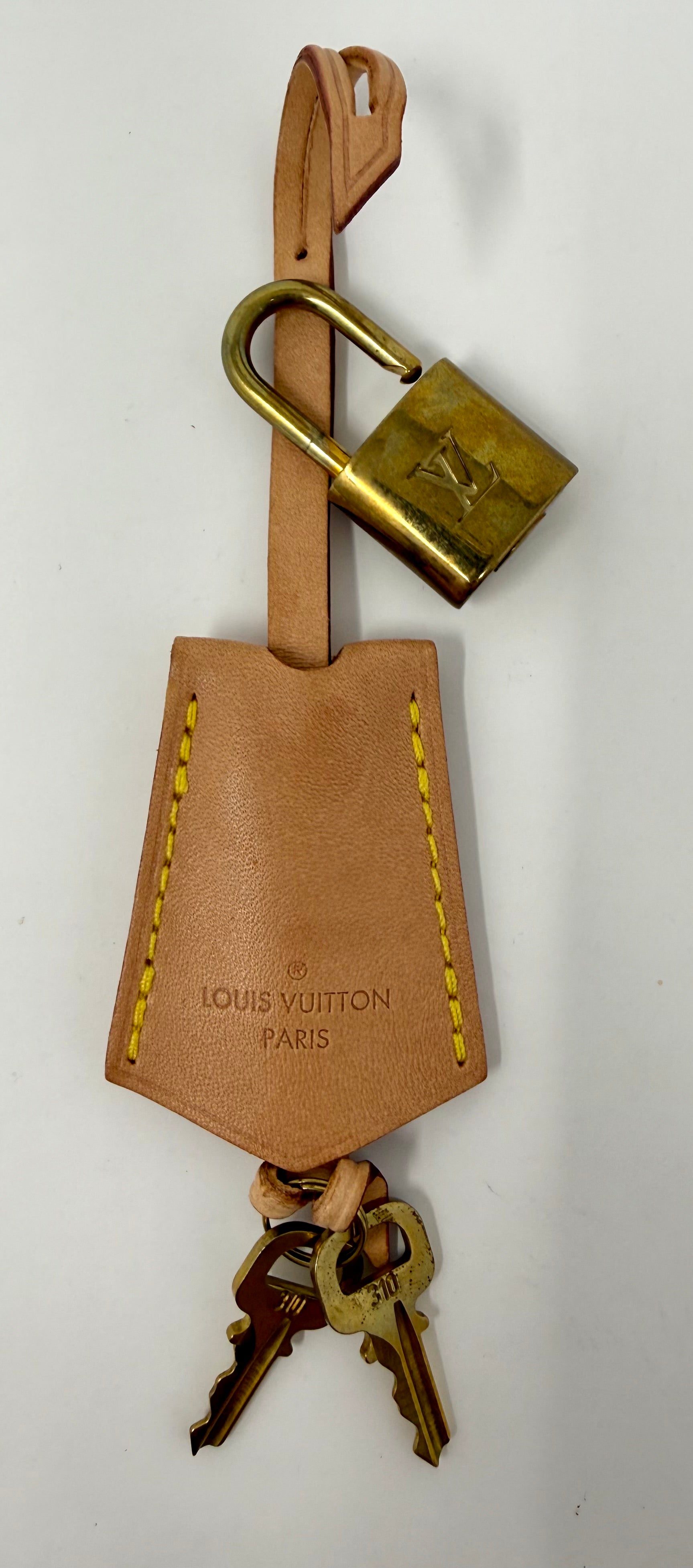 Louis Vuitton Vachetta Clochette, Lock & Key Set – Lock #310
