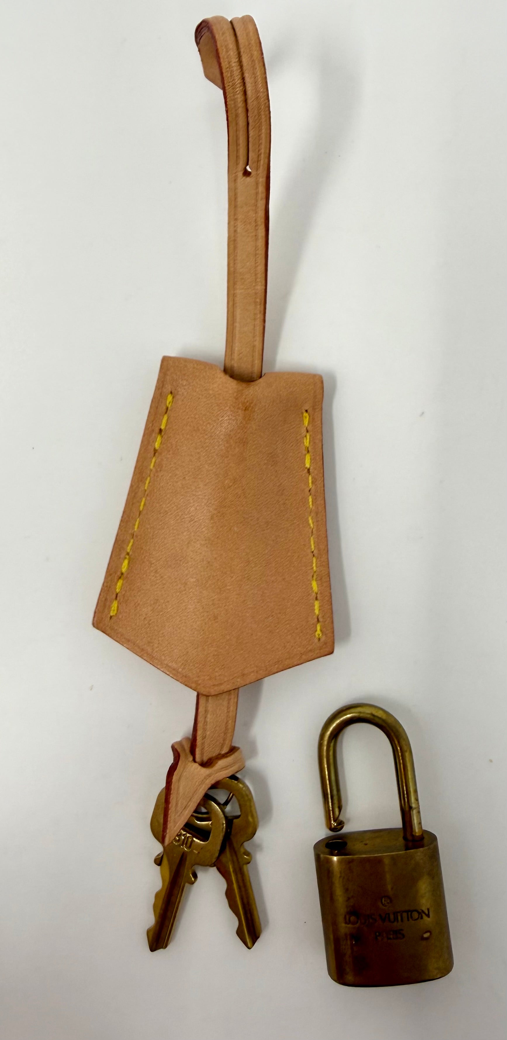 Louis Vuitton Vachetta Clochette, Lock & Key Set – Lock #310