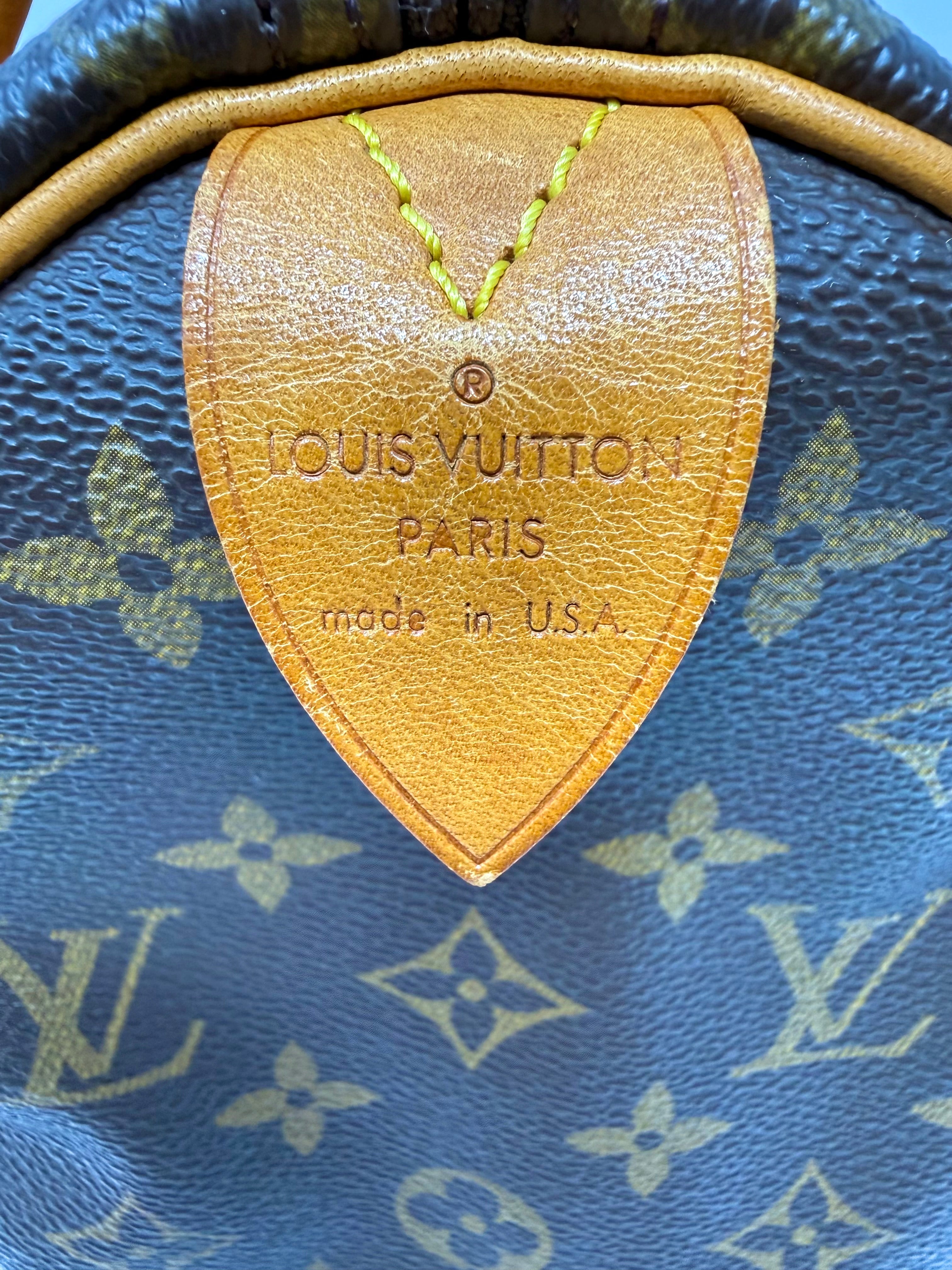 Louis Vuitton Speedy 25 Monogram Handbag| SD0918, Vintage 1998