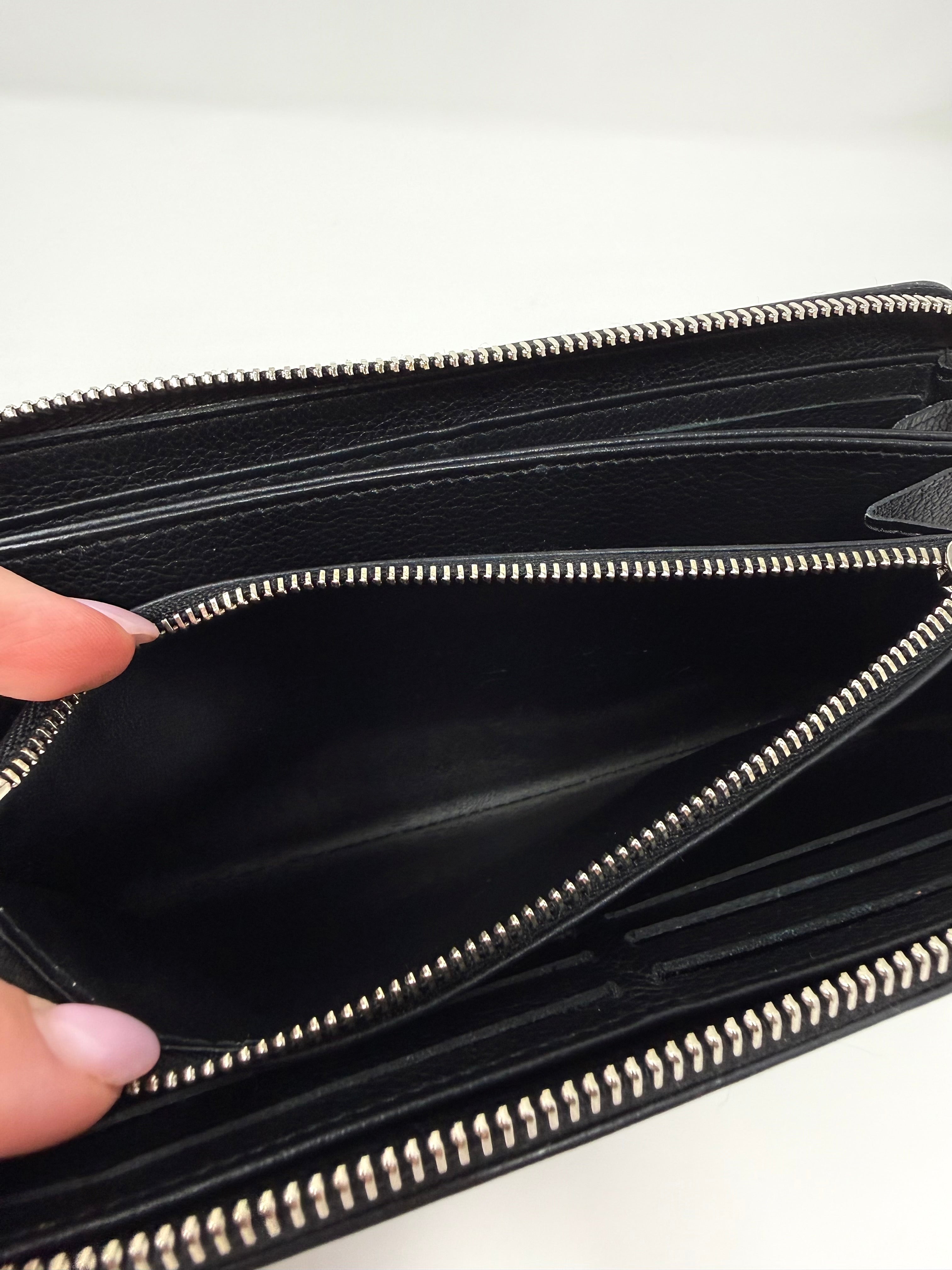Louis Vuitton Lockme Zippy Wallet – Noir Black Calfskin, UB0129 (2019), Full Set
