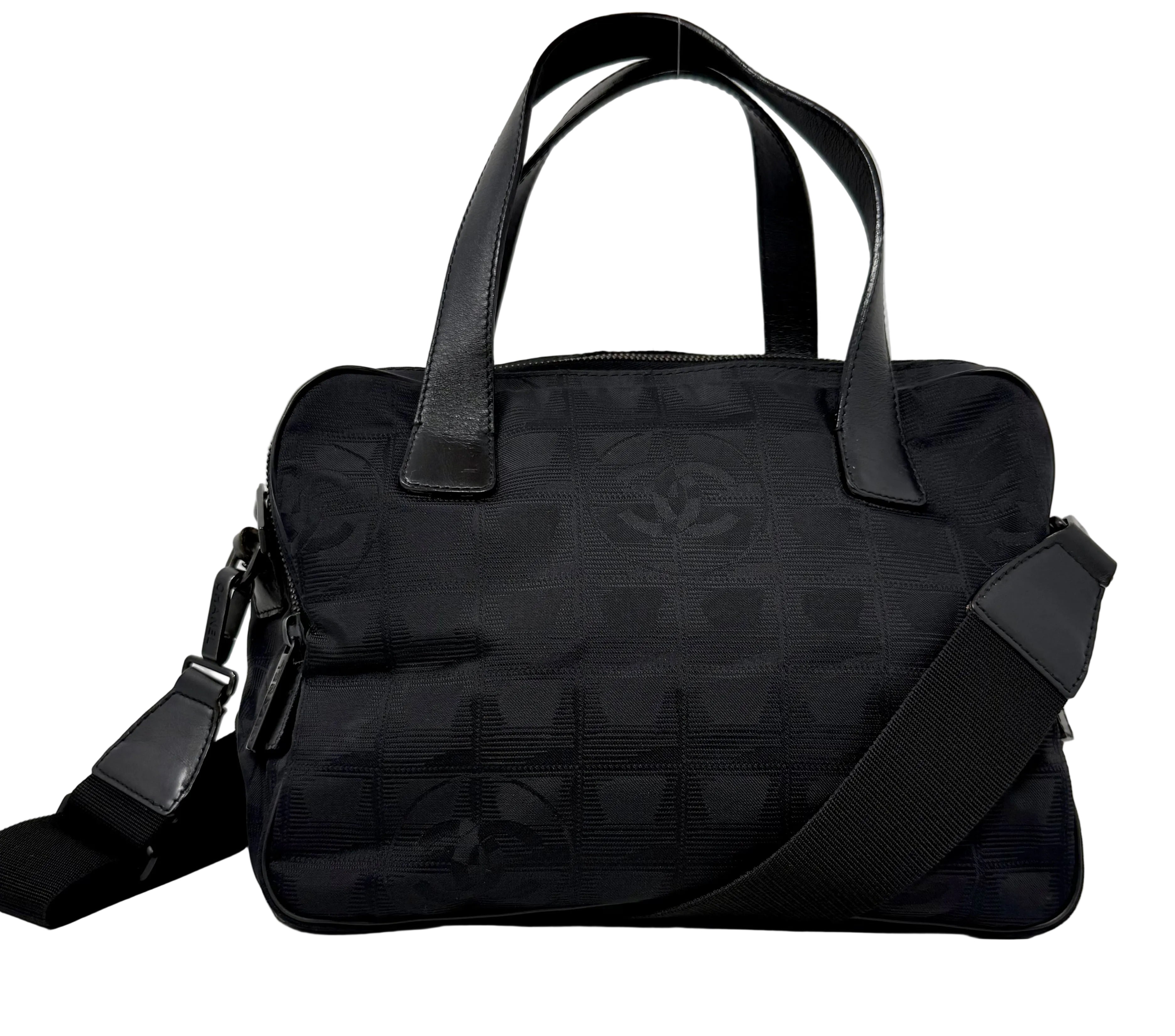 Chanel New Travel Line Nylon Bag in Black | Circa 2002–2003