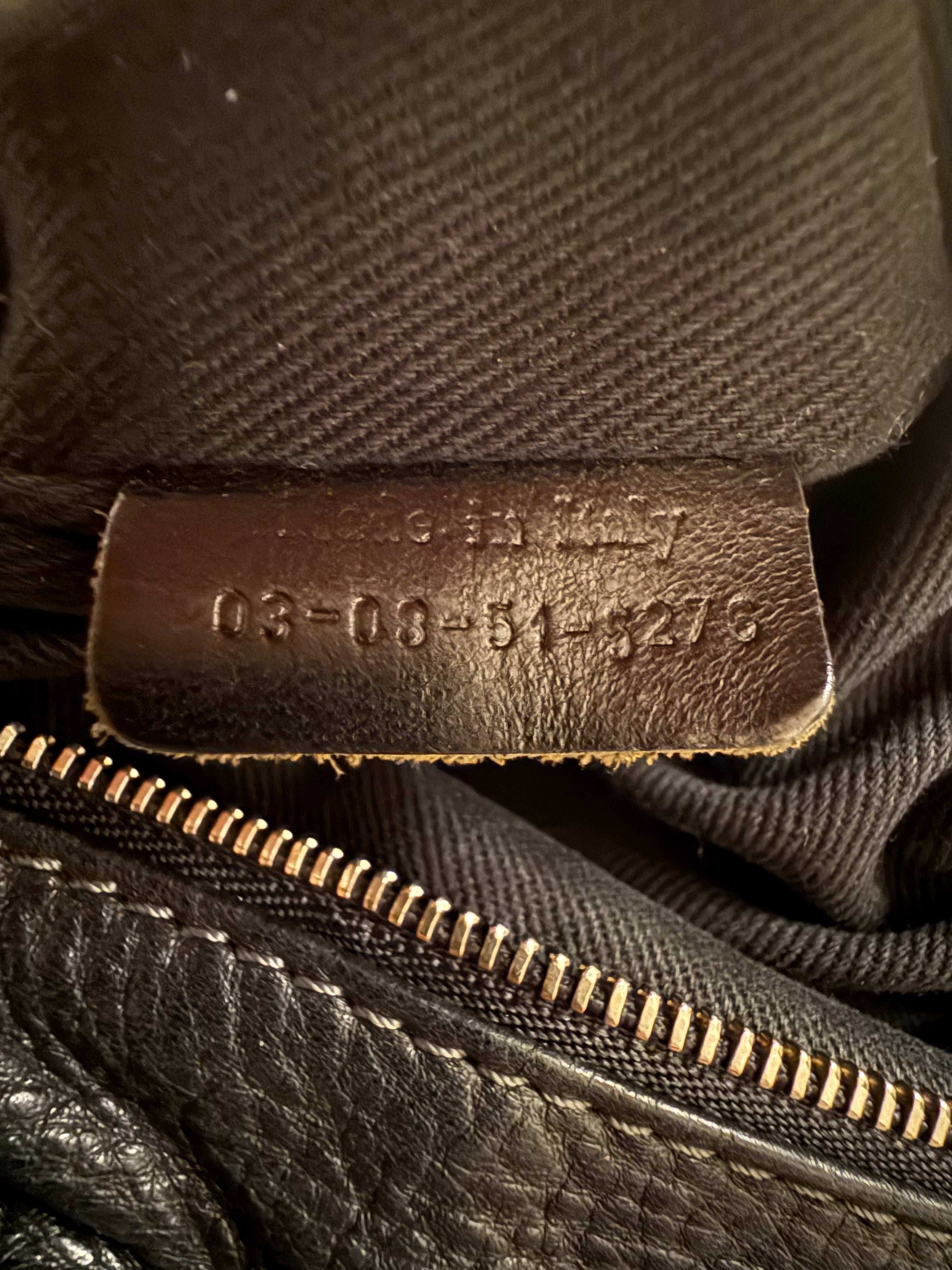 Chloé Paddington Medium Satchel – Black Grained Leather, Vintage (2000s)