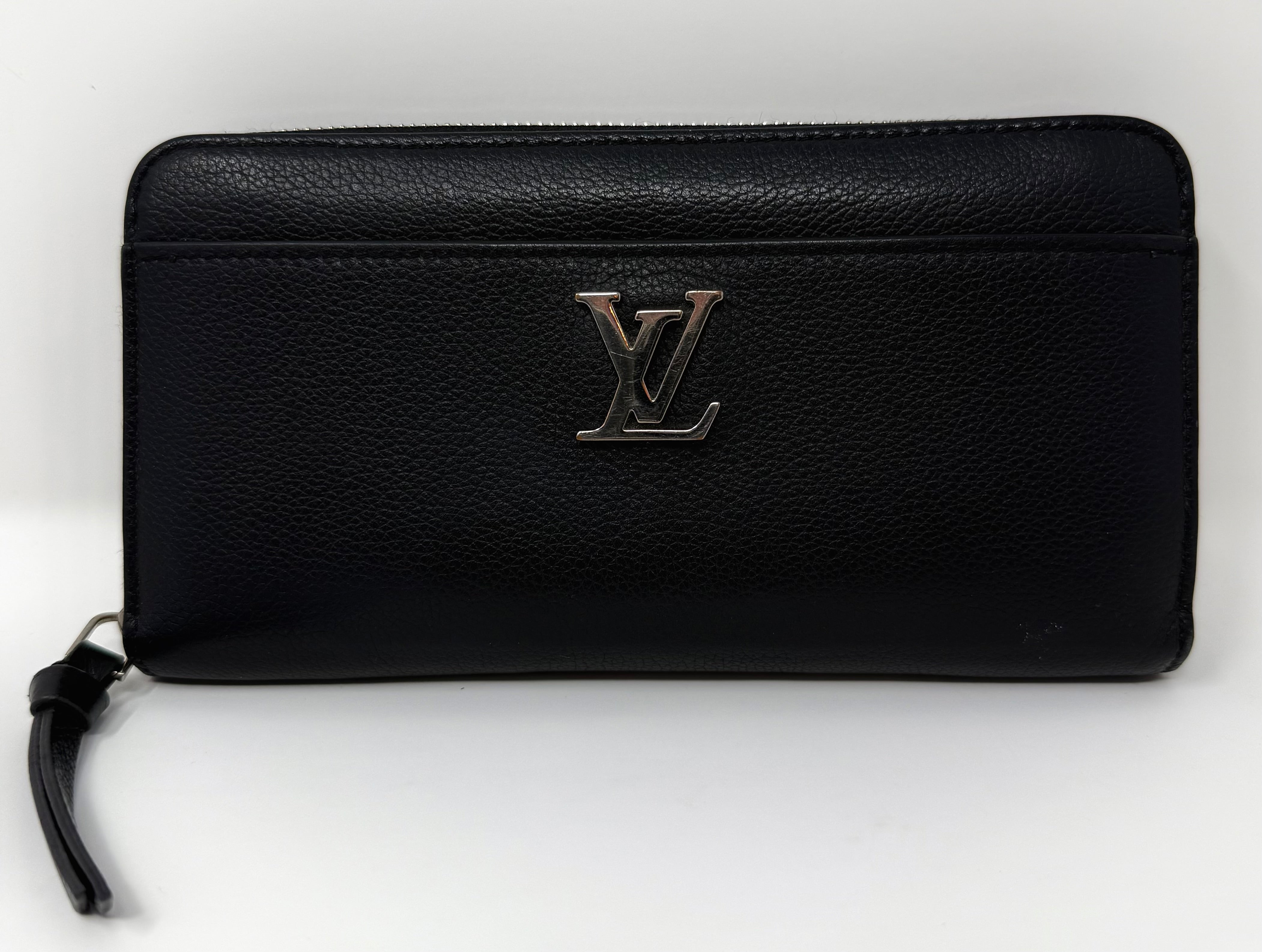 Louis Vuitton Lockme Zippy Wallet – Noir Black Calfskin, UB0129 (2019), Full Set