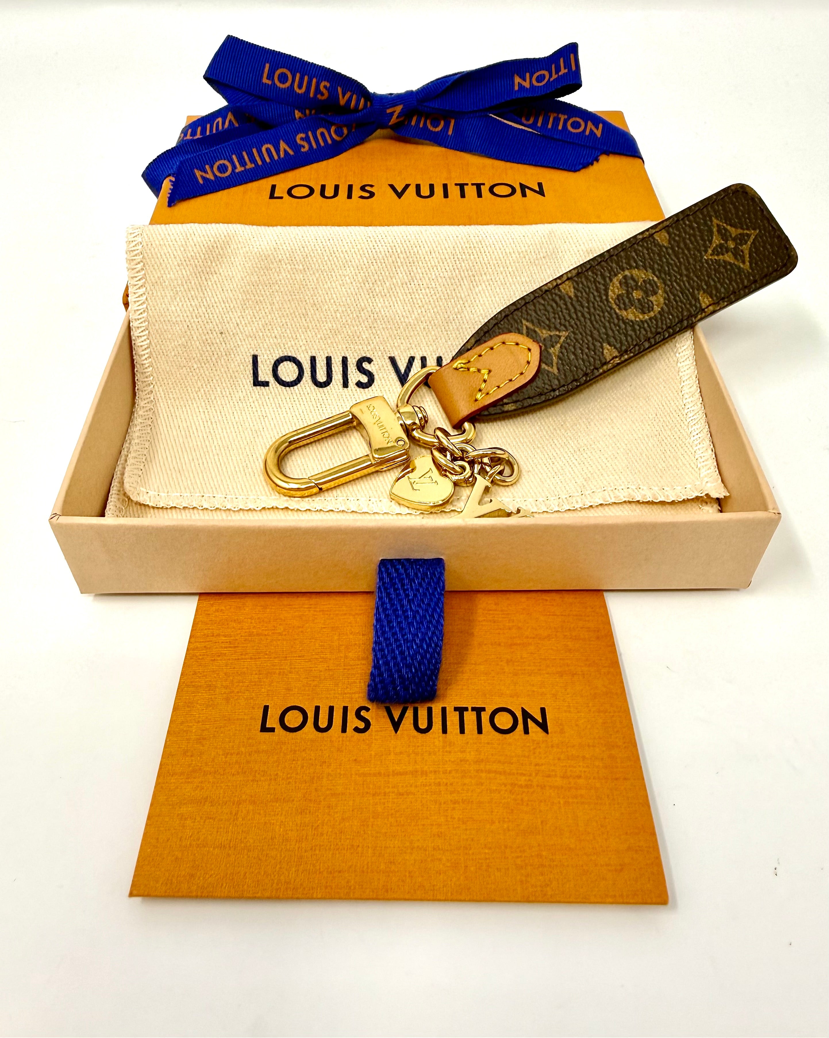 Louis Vuitton LV Cherished Tab Key Holder – Monogram (M01184), full set, like new