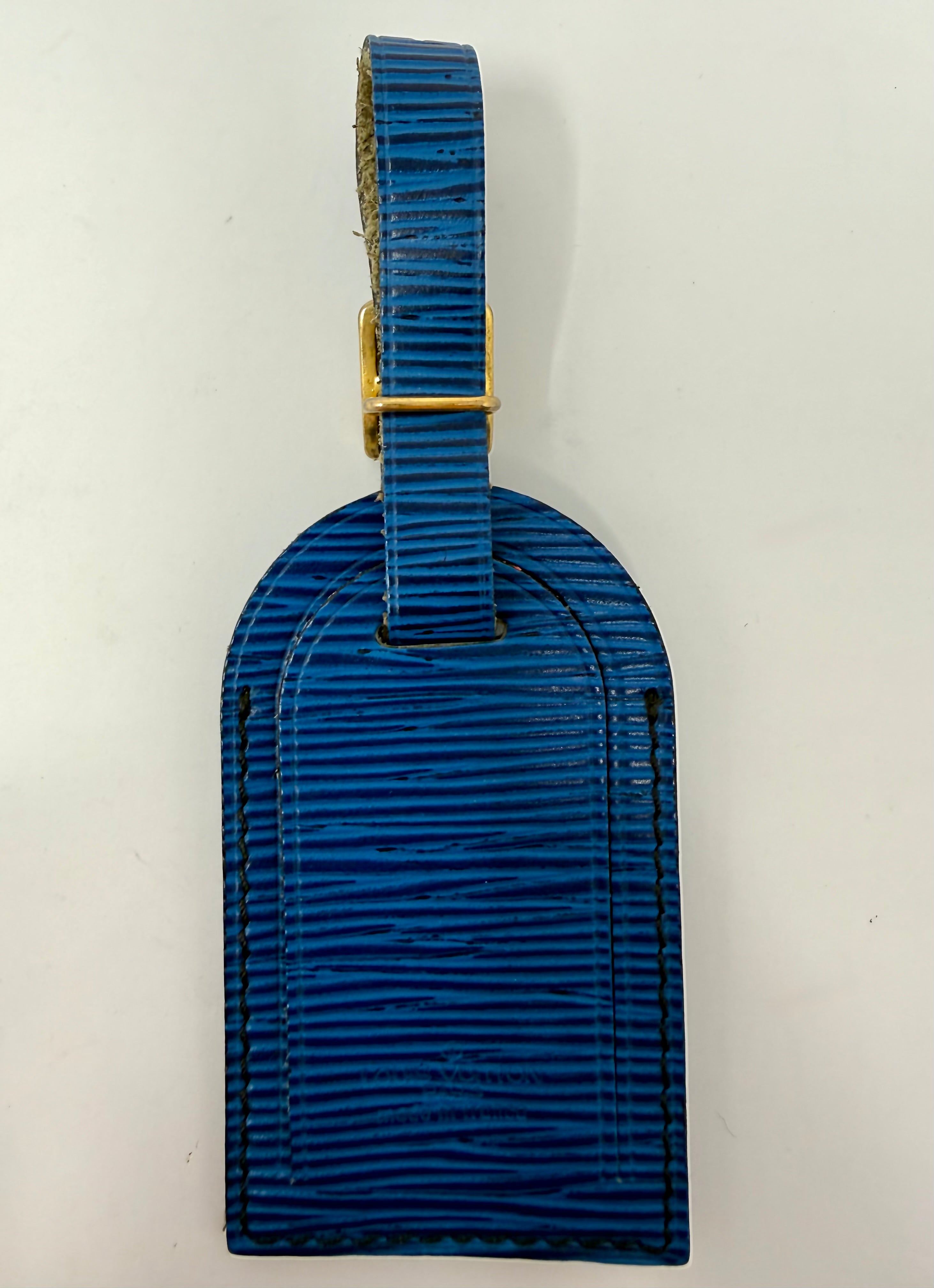 Louis Vuitton Epi Leather Luggage Tag – Toledo Blue