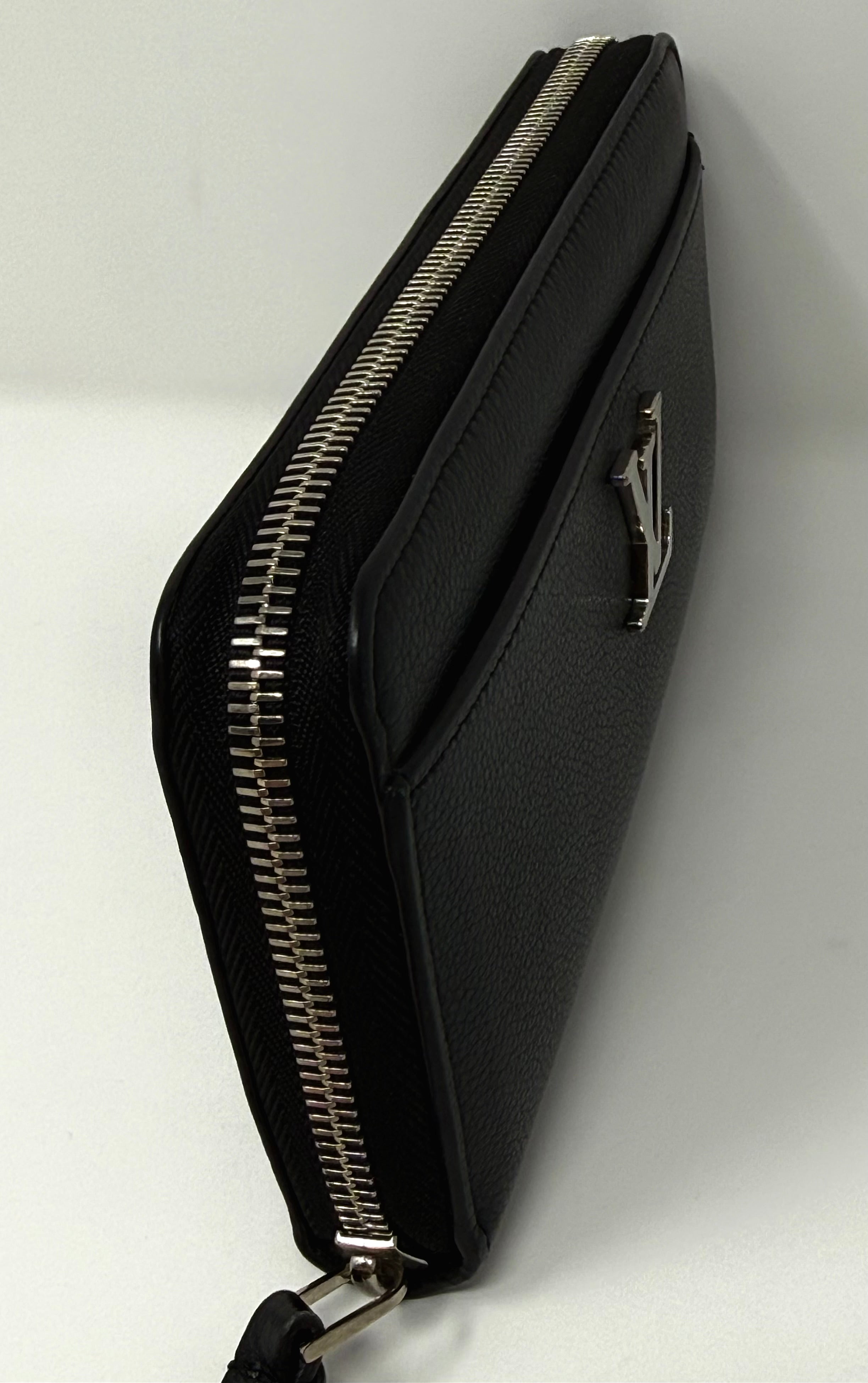 Louis Vuitton Lockme Zippy Wallet – Noir Black Calfskin, UB0129 (2019), Full Set