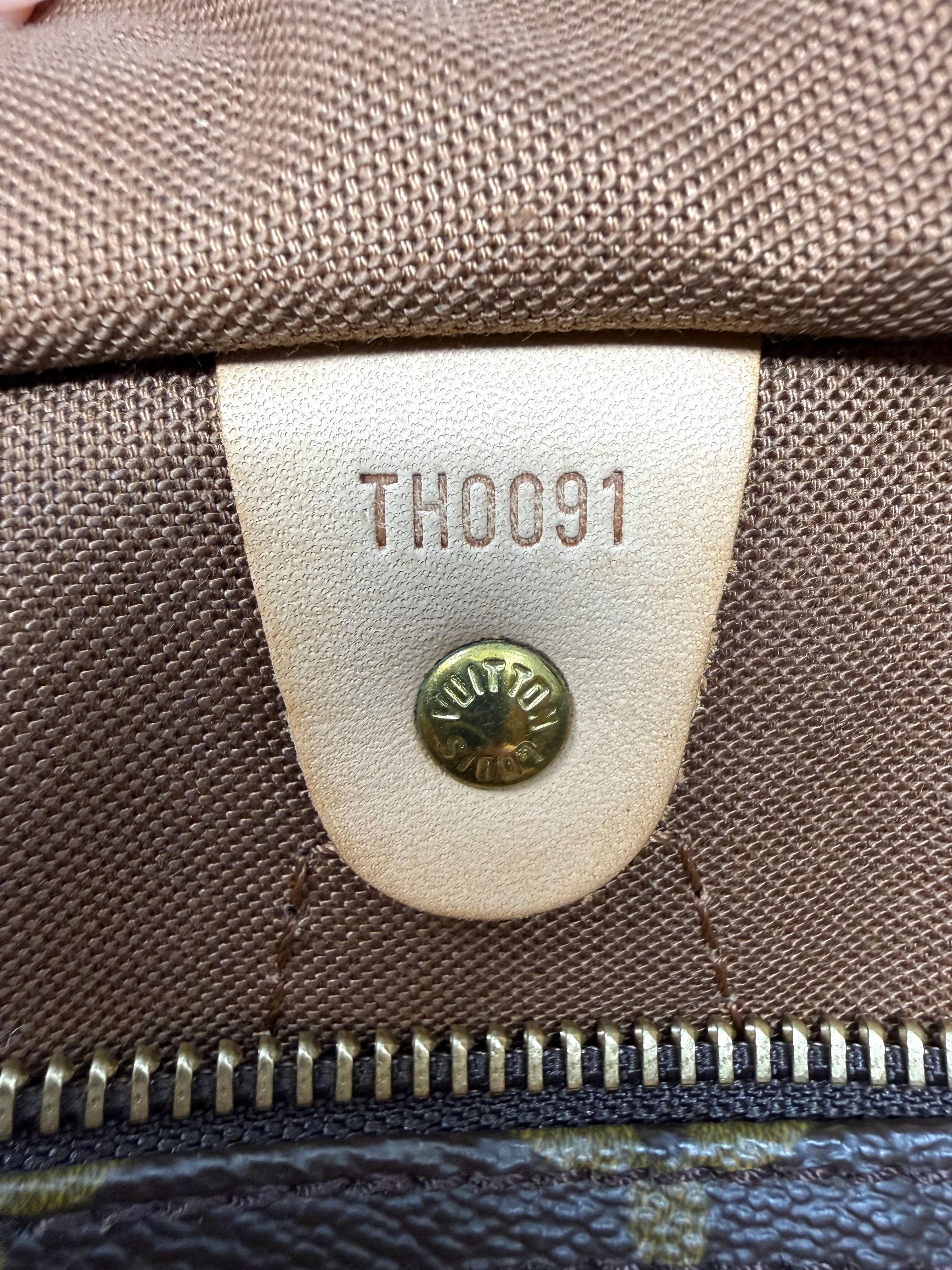Louis Vuitton Speedy 30, monogram – Vintage 2001 – TH0091