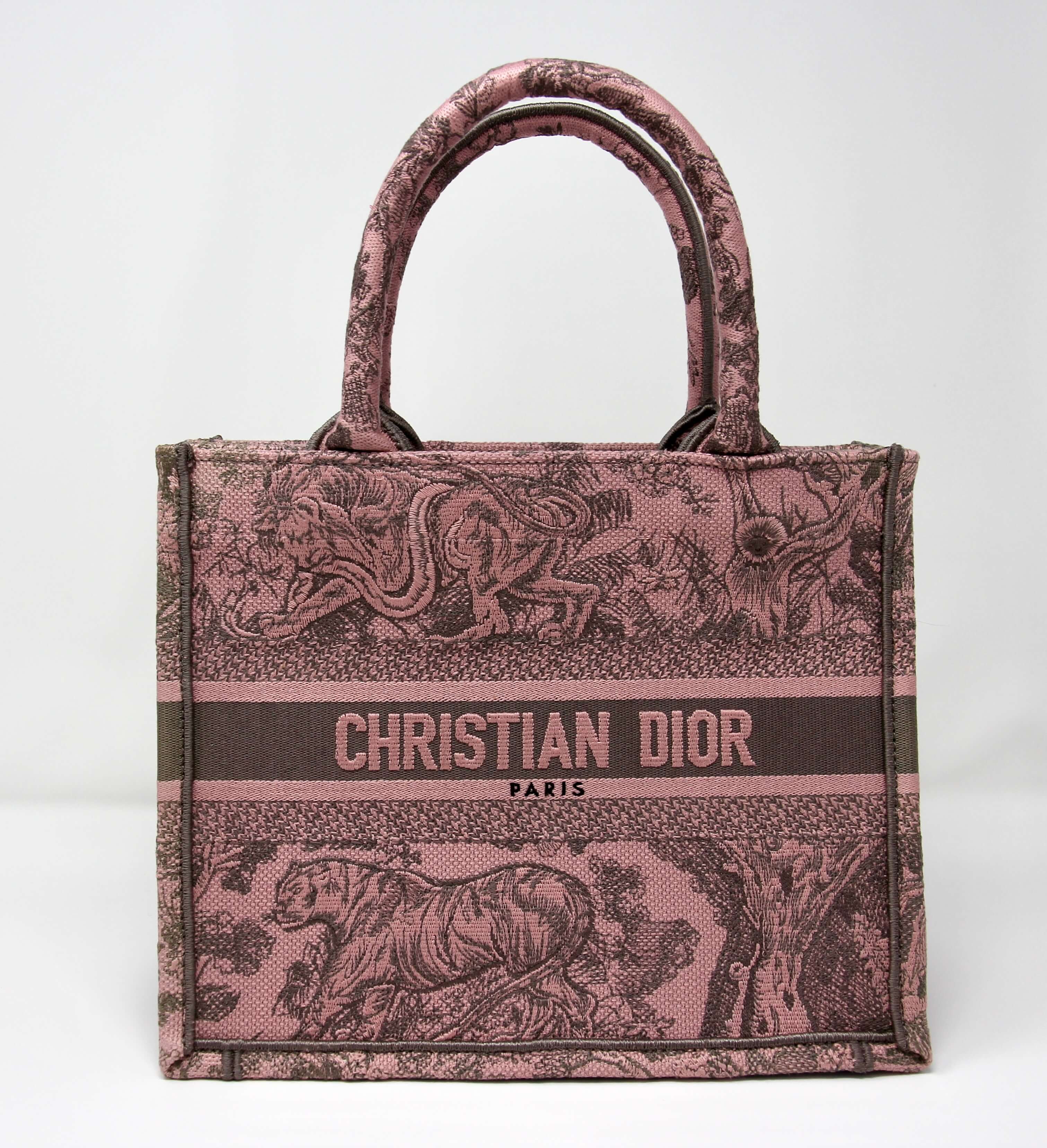 Christian Dior - Book Tote Small Toile de Jouil Handbag