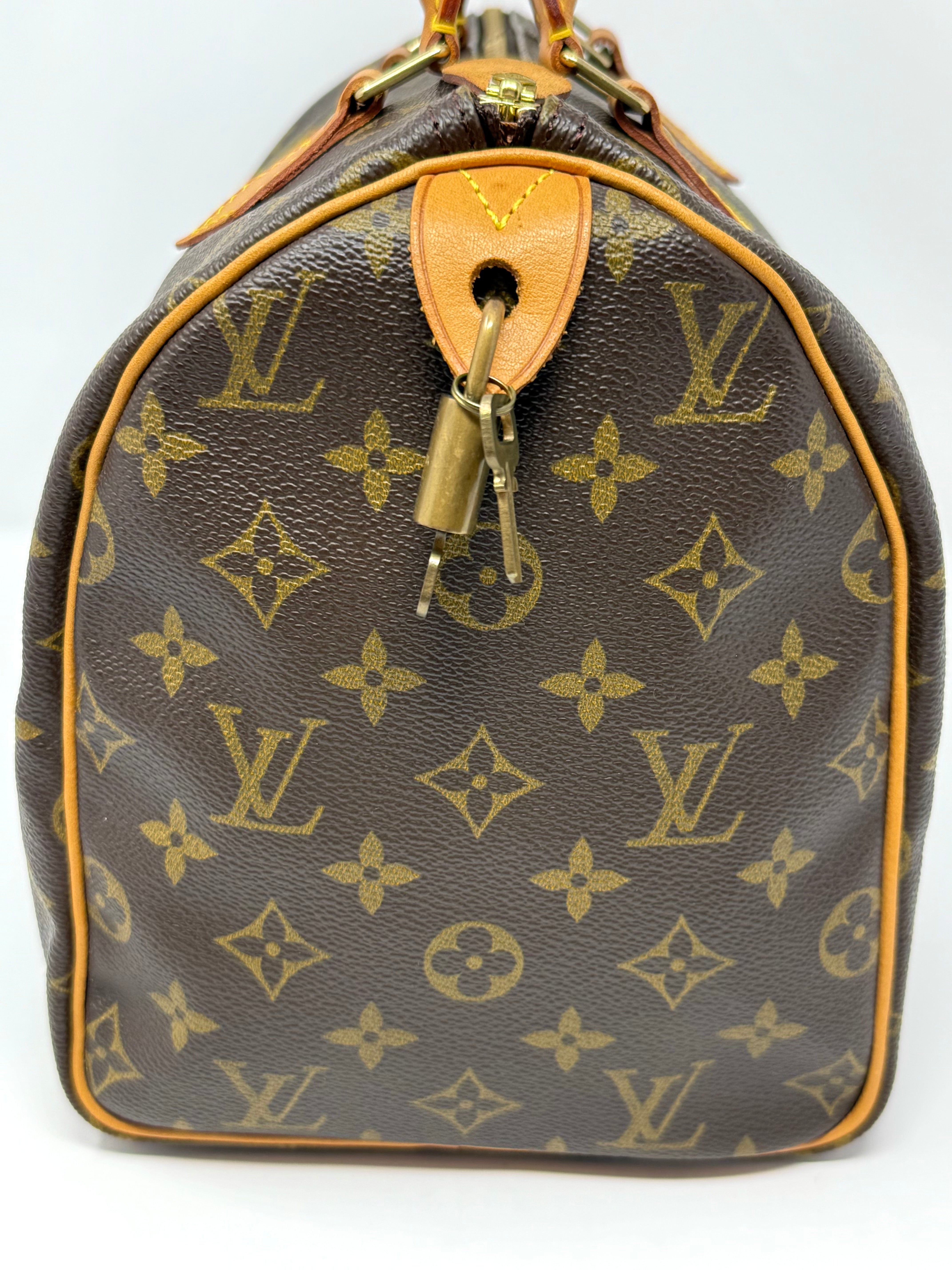 Louis Vuitton Speedy 30, monogram – Vintage 2001 – TH0091