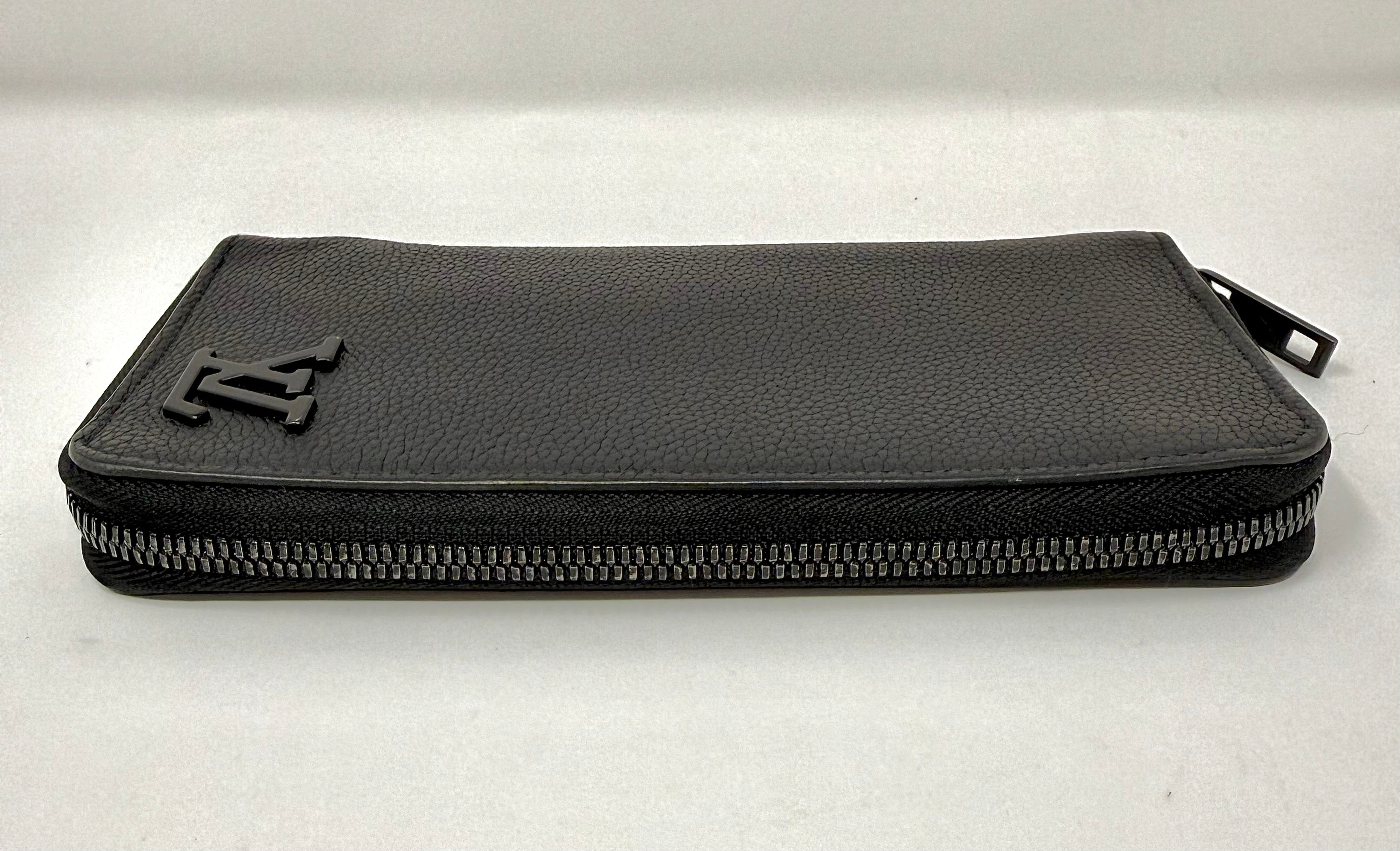 Louis Vuitton Aerogram Zippy Wallet Vertical – Black Leather | Full Set