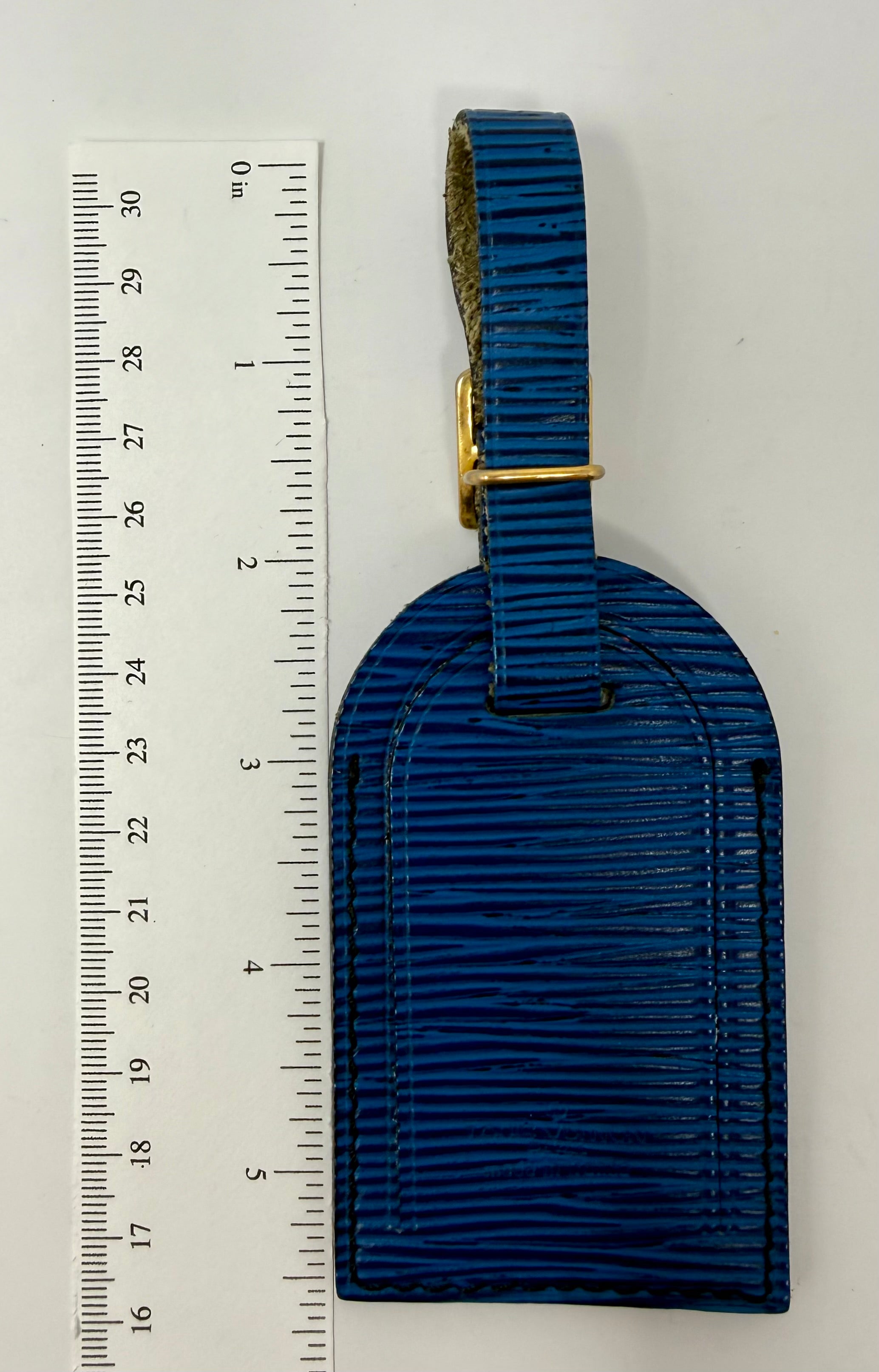 Louis Vuitton Epi Leather Luggage Tag – Toledo Blue